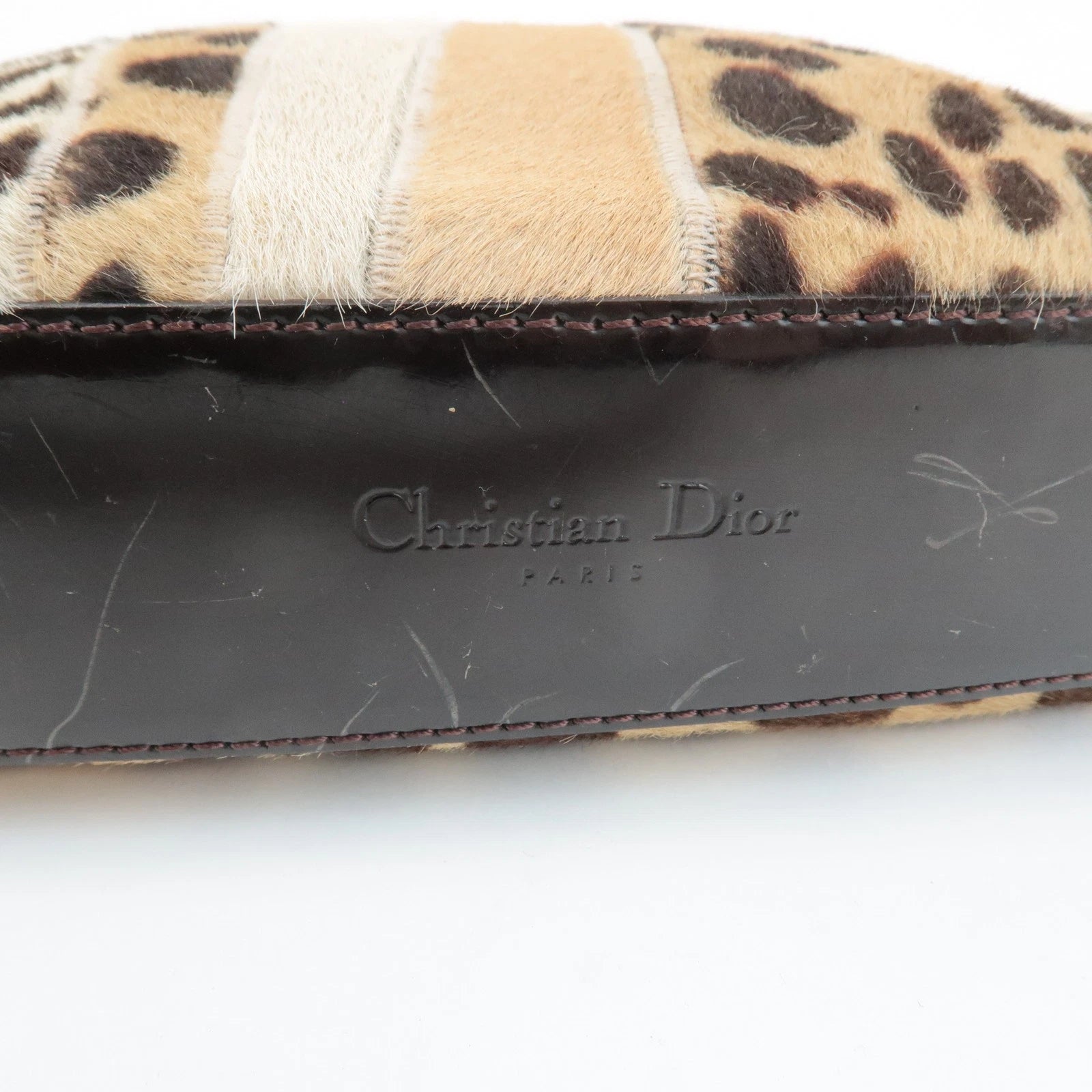 Christian Dior Hand Bag - Beige, Brown, Unborn Calf