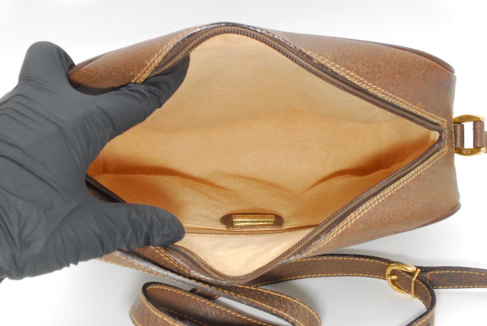 Gucci Sherry Line GG Vintage Shoulder Bag - Brown, PVC Leather