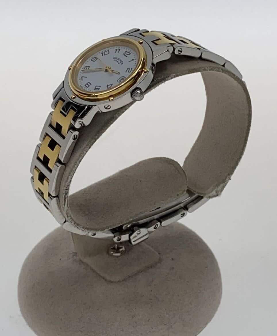 Hermès Clipper CL4 220 Watch - White, Stainless Steel