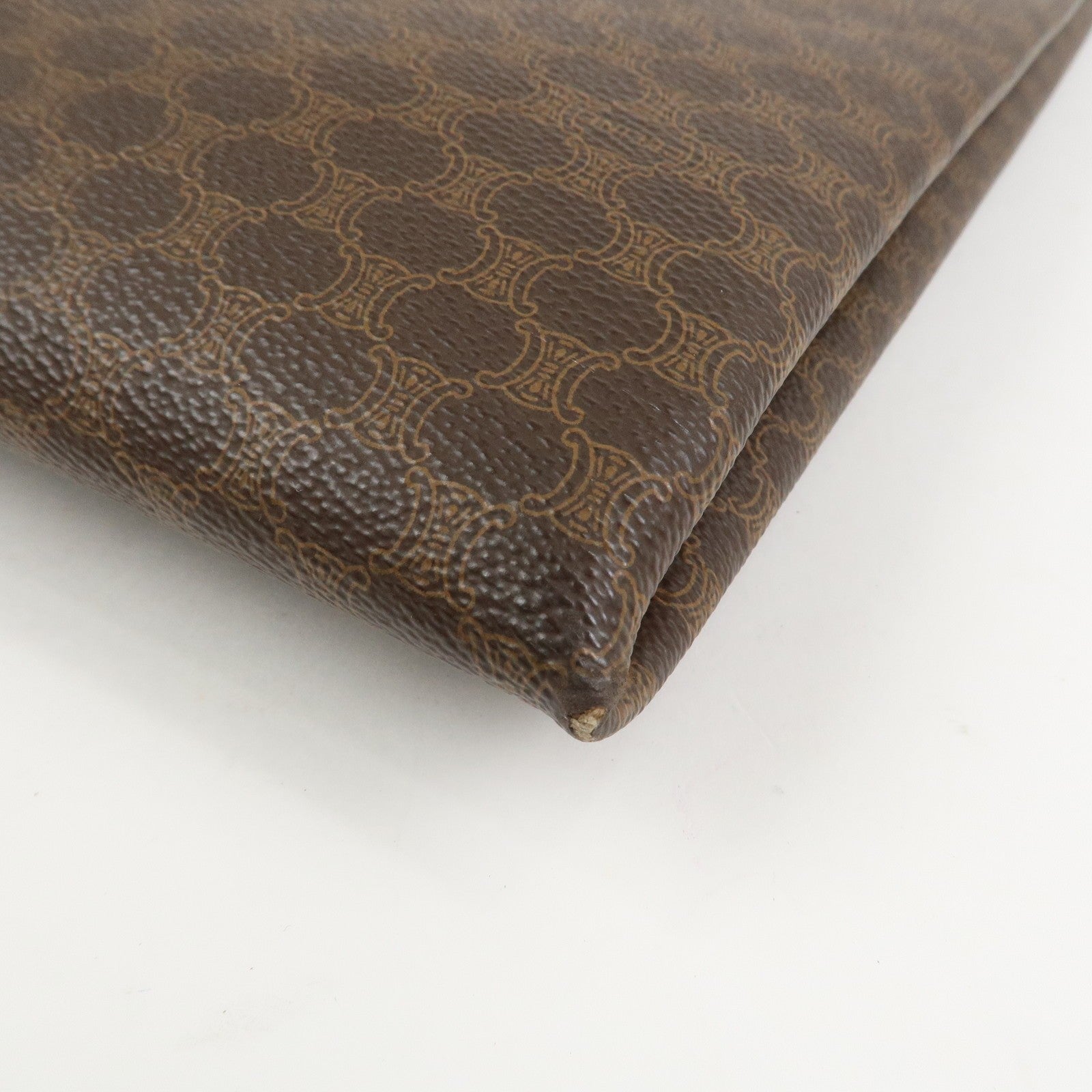 Celine Macadam Tote Bag - Brown, PVC Coated Canvas and Leather