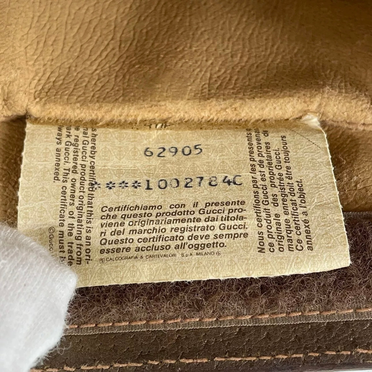 Sherry Line PVC Leather Clutch