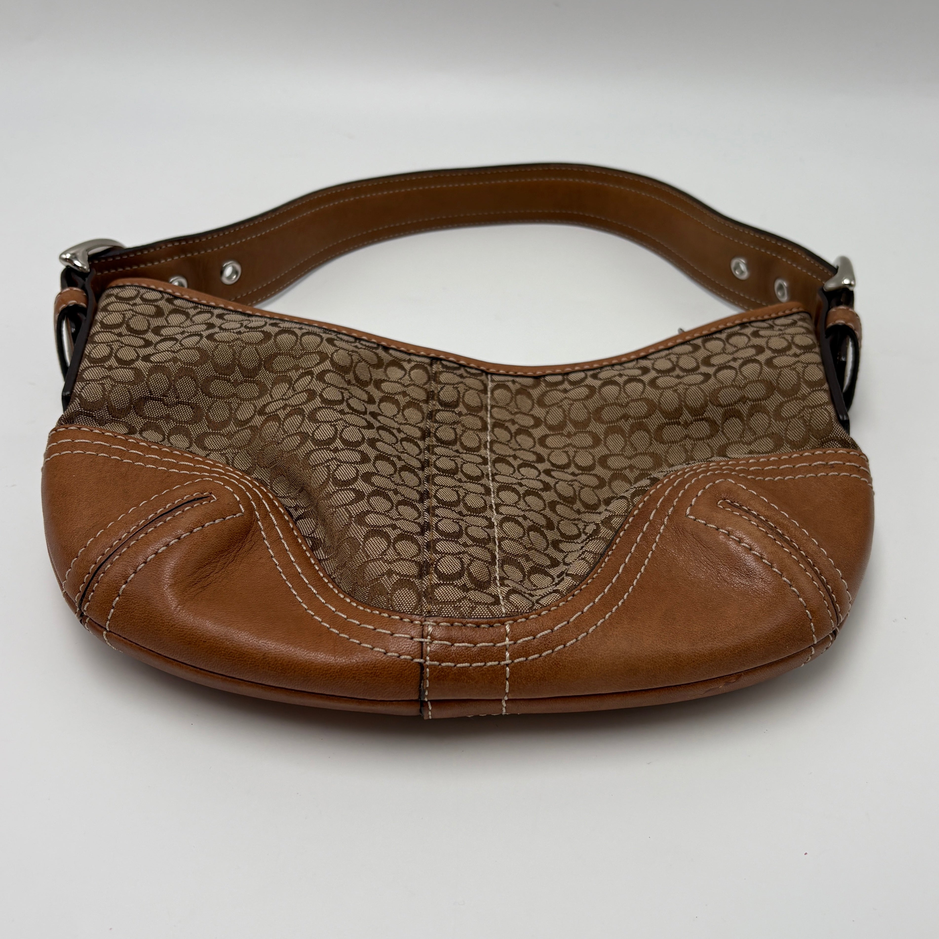 Coach signature shoulder bag
