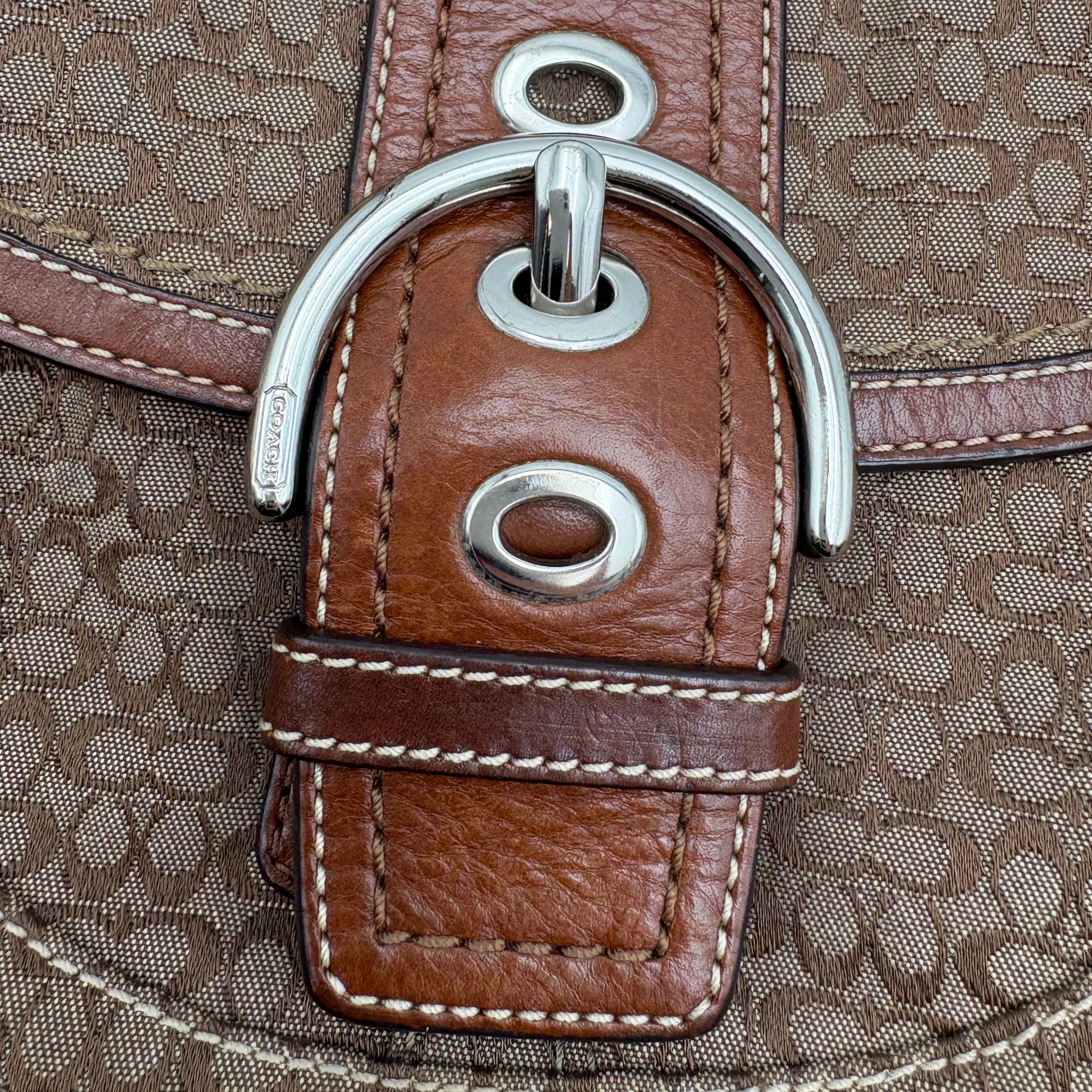 Coach Signature brown bag