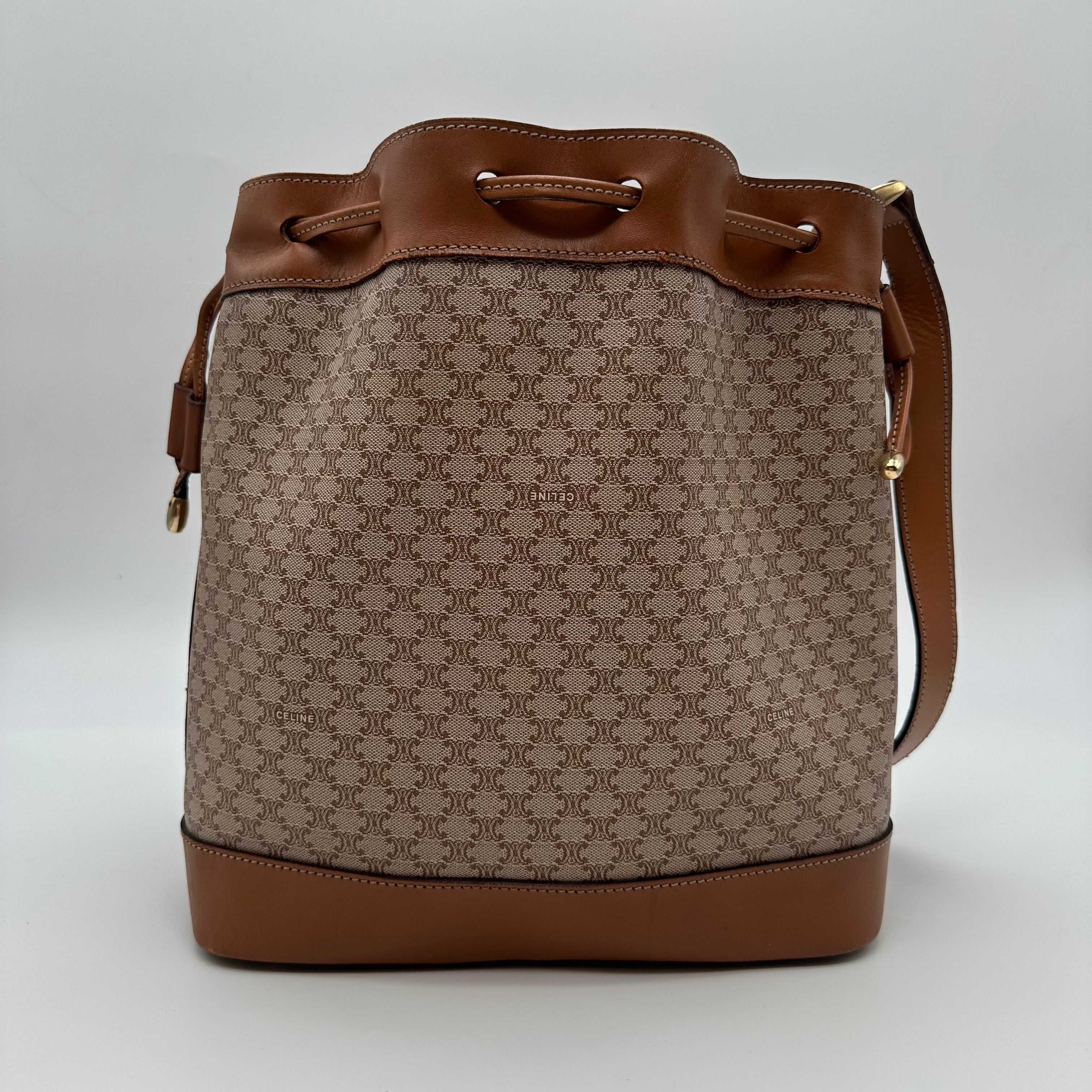 Celine Macadam Shoulder Bucket bag
