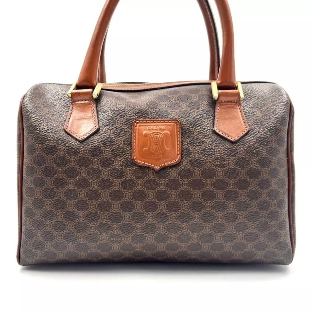 Macadam Pattern 2way Mini Boston Bag