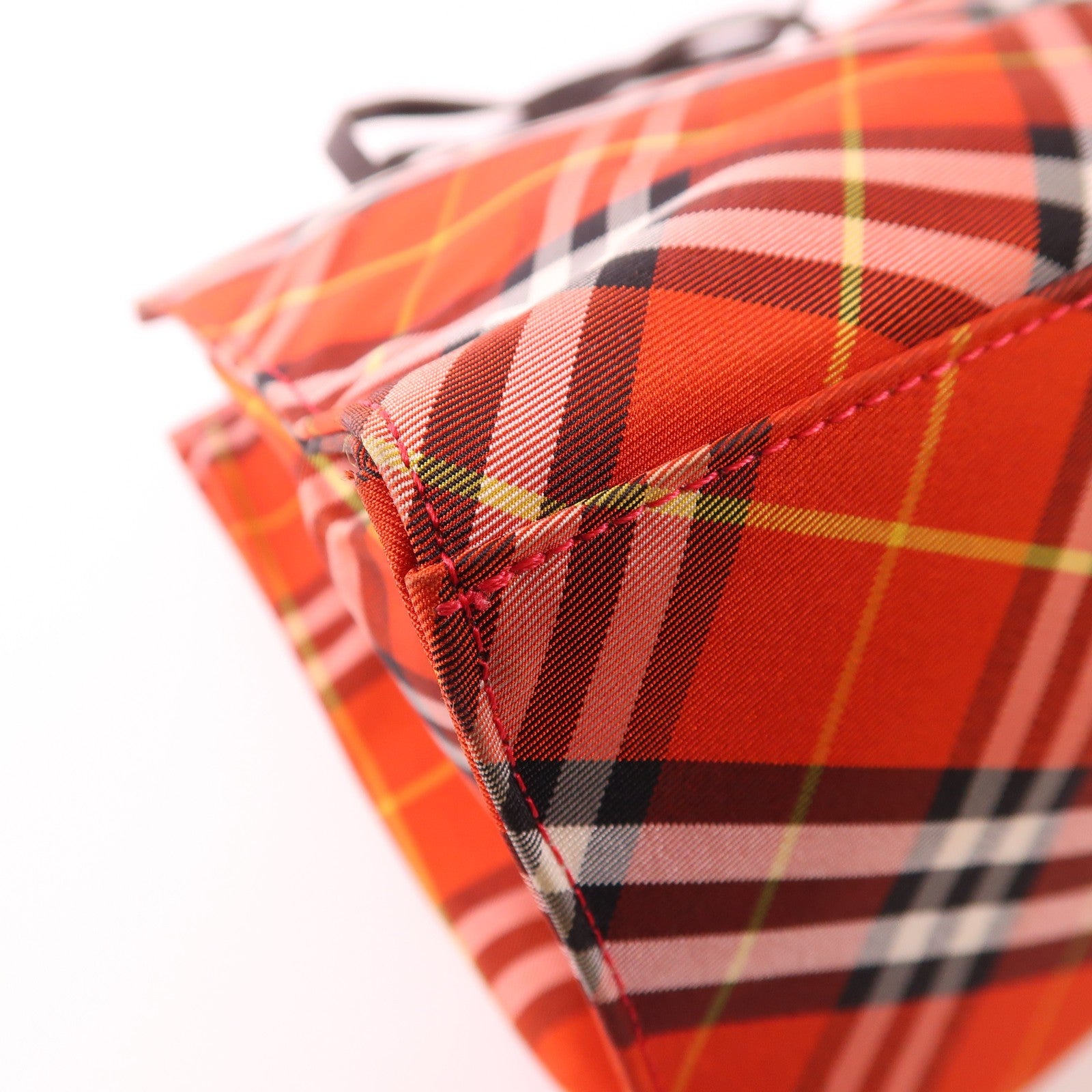 Burberry SHW Hand Bag - Red, Nylon