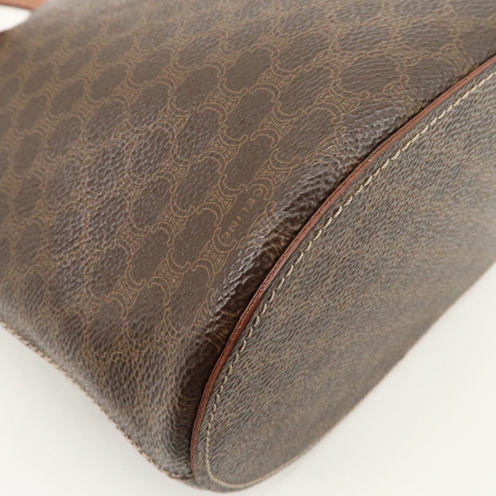 Celine Macadam Tote Bag - Brown, PVC Leather