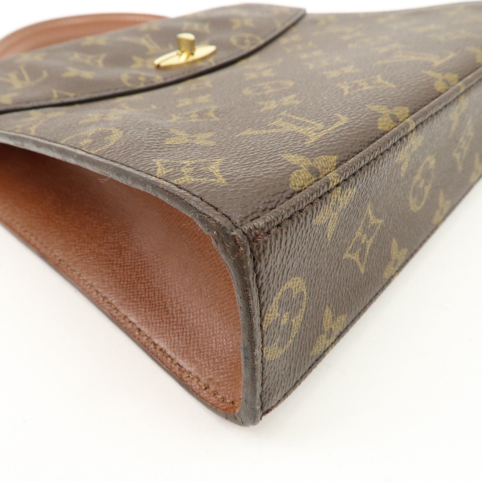 Louis Vuitton Malesherbes Hand Bag - Brown, Monogram Canvas