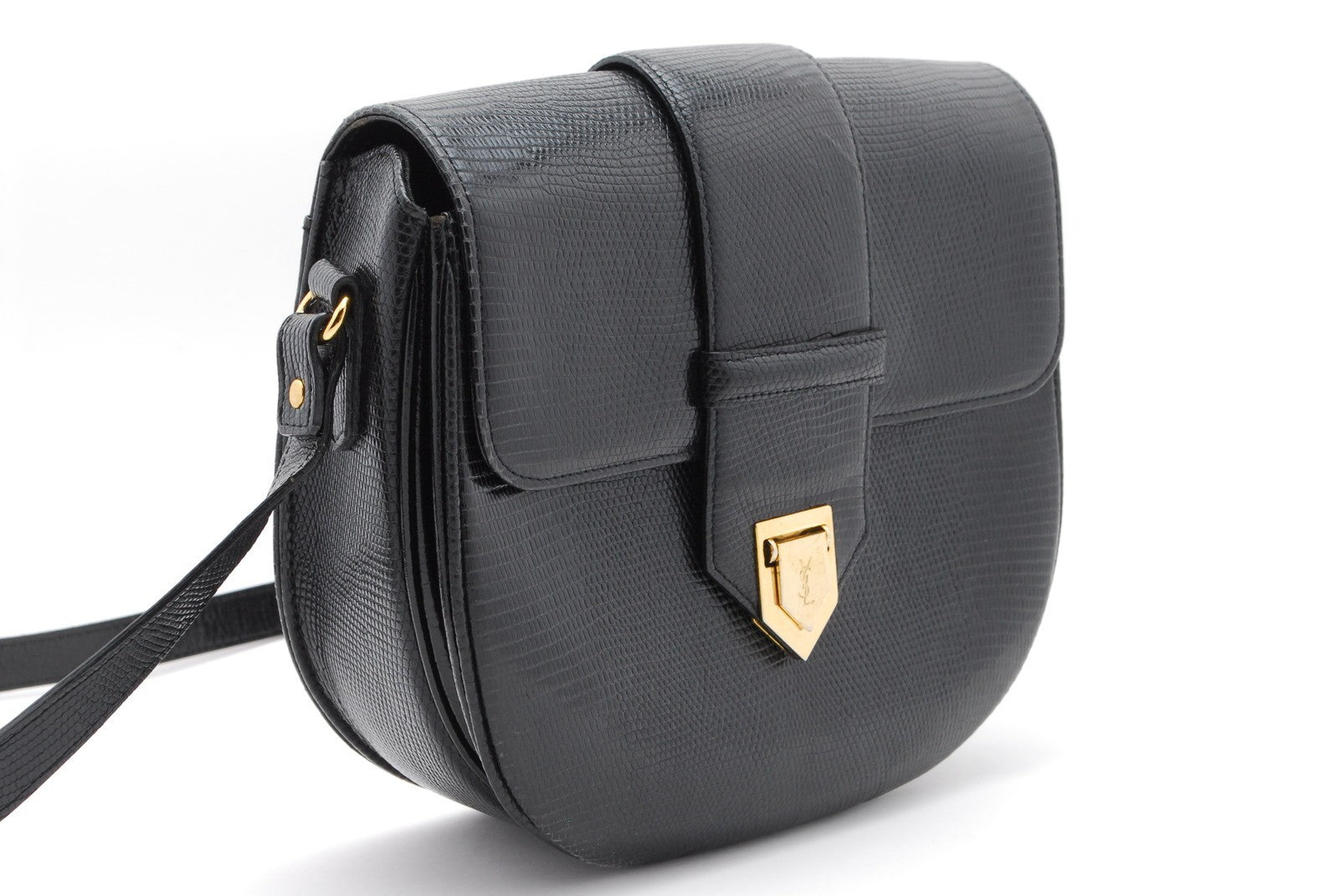 Saint Laurent Yves Shoulder Bag - Black, Leather