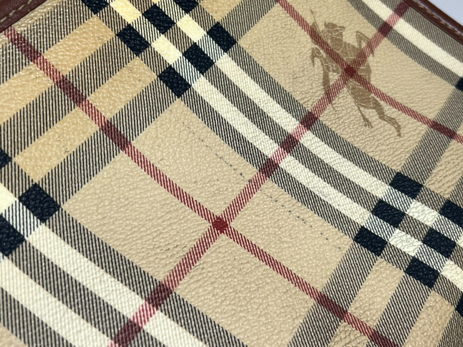 Burberry Nova Clutch Bag - Brown, Leather