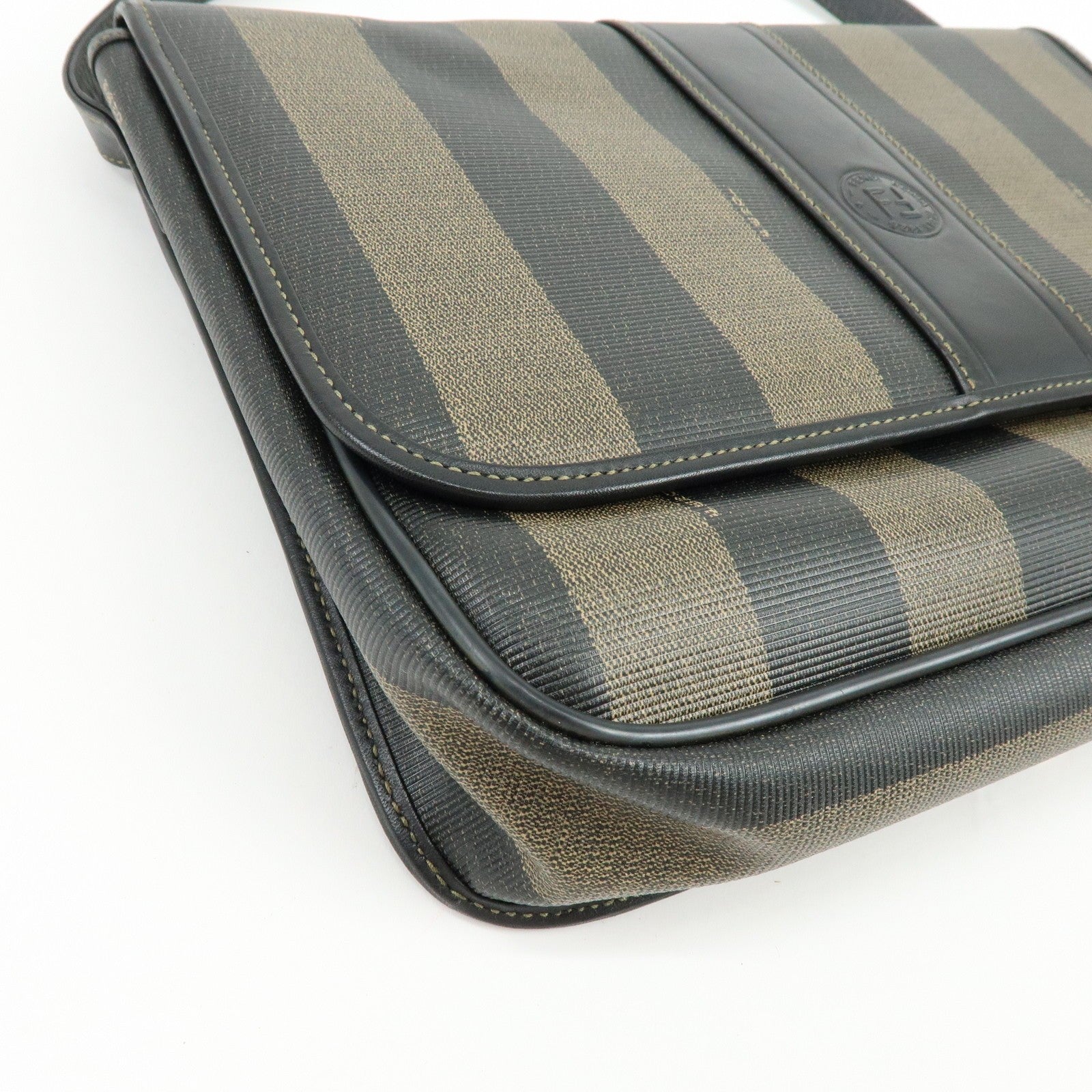 Fendi Shoulder Bag - Black, Brown, PVC Leather