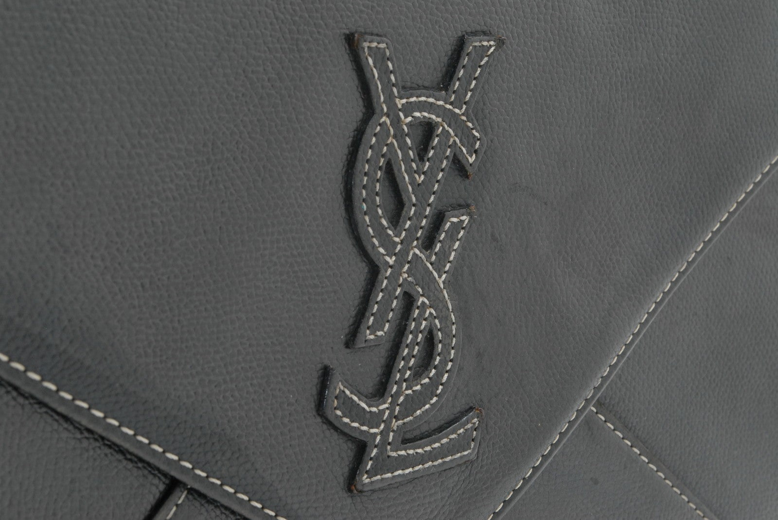 Saint Laurent Yves Saint Laurent Clutch Bag - Black, Leather