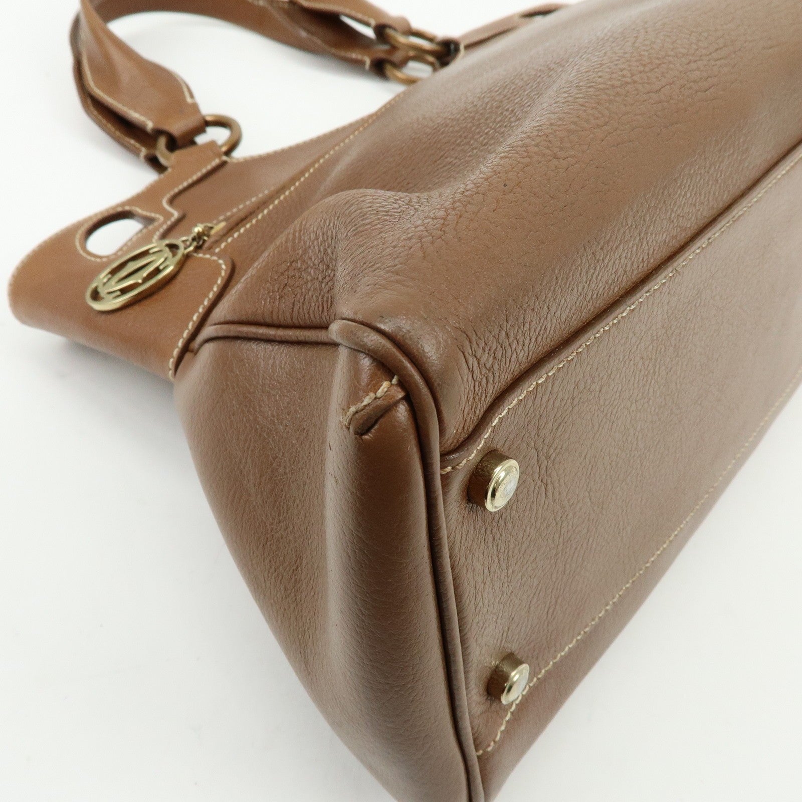 Cartier Marcello de Cartier Hand Bag - Brown, Leather
