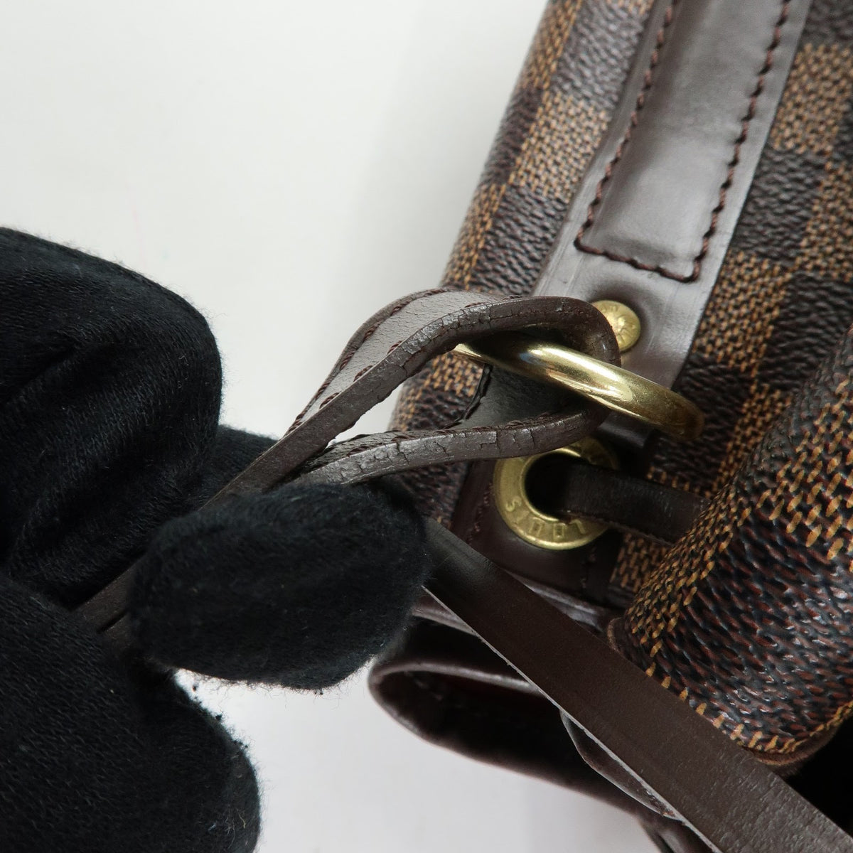 Louis Vuitton Petit Noe Shoulder Bag - Brown, Damier Canvas, Leather