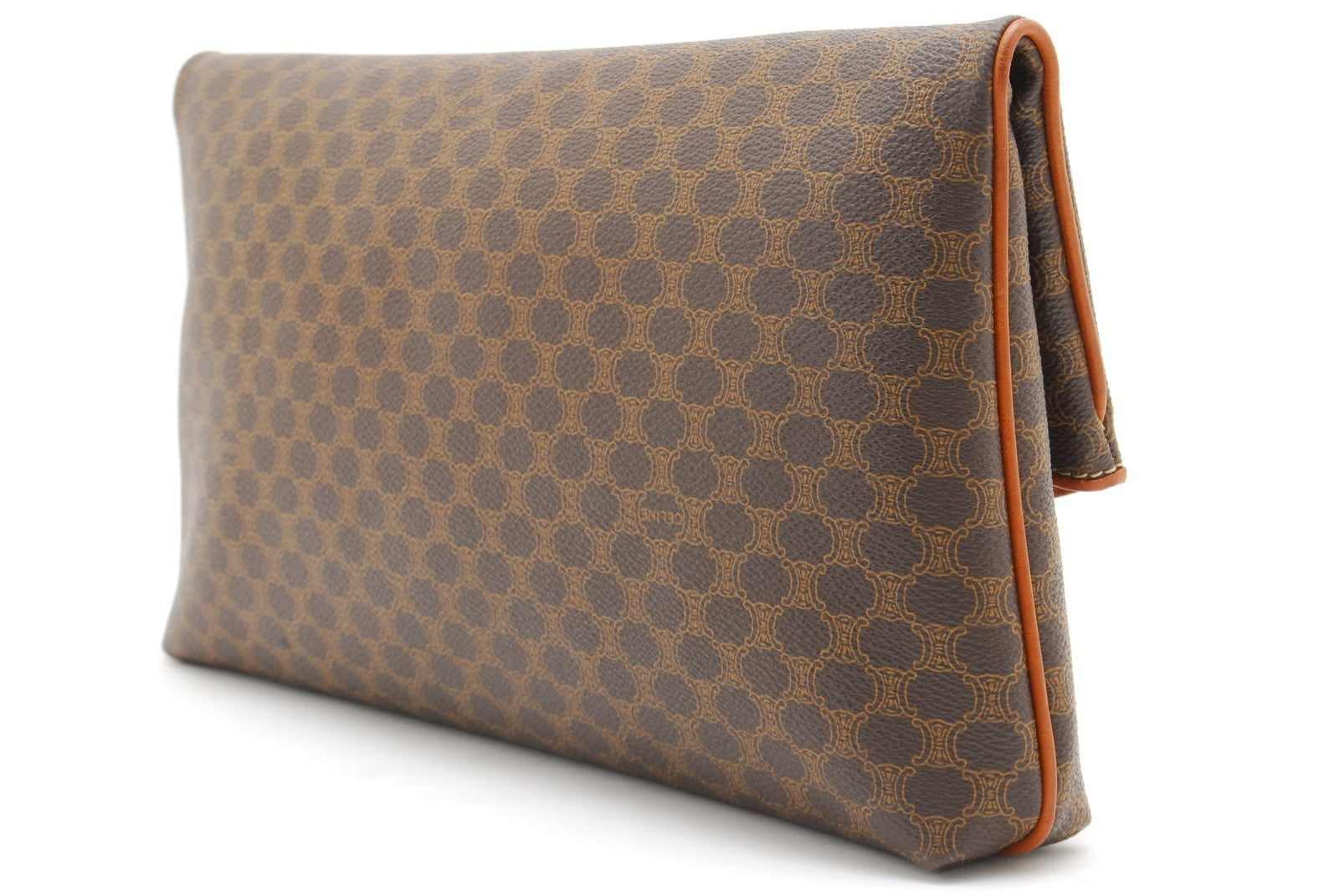Celine Macadam Clutch - Brown, Leather and PVC