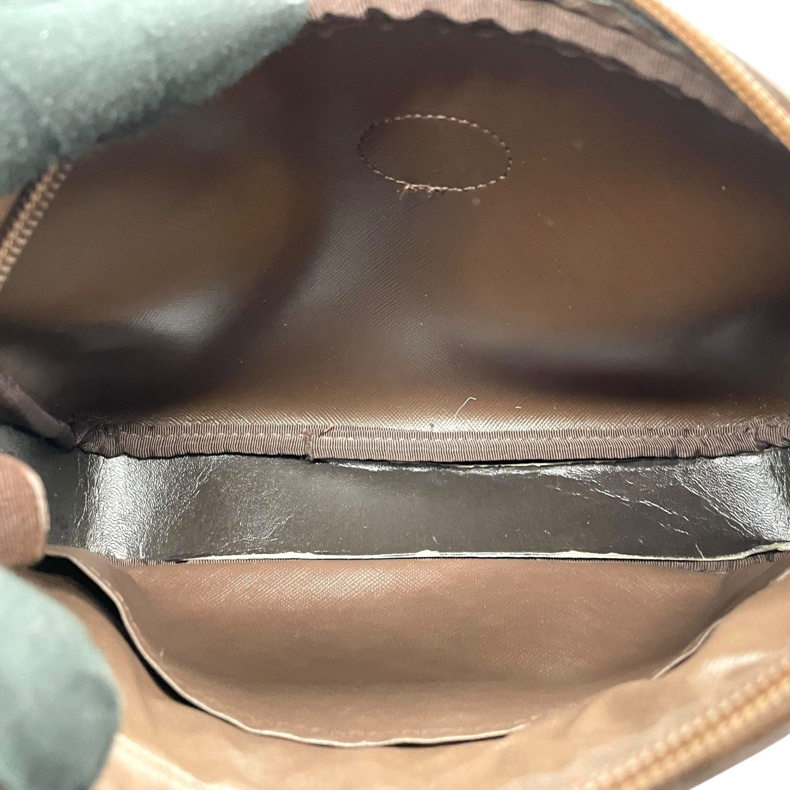 Burberry Clutch Pouch - Khaki Brown, Canvas Leather