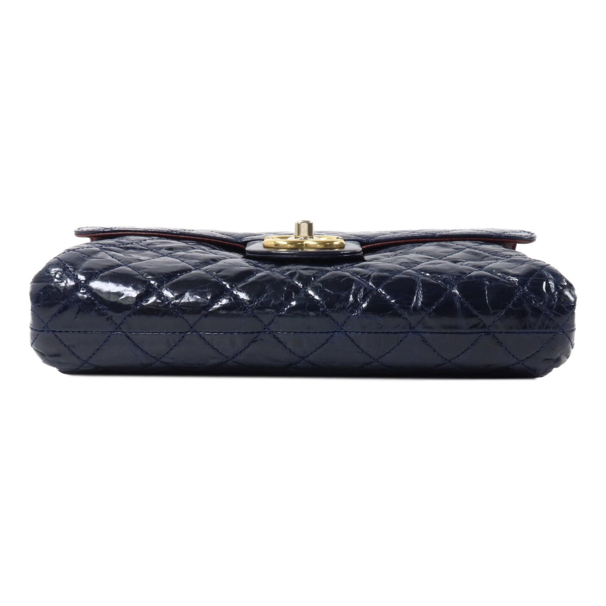 Chanel CC Chain Shoulder Bag - Blue, Calfskin Leather- מגיע עם כרטיס ושקית אבק