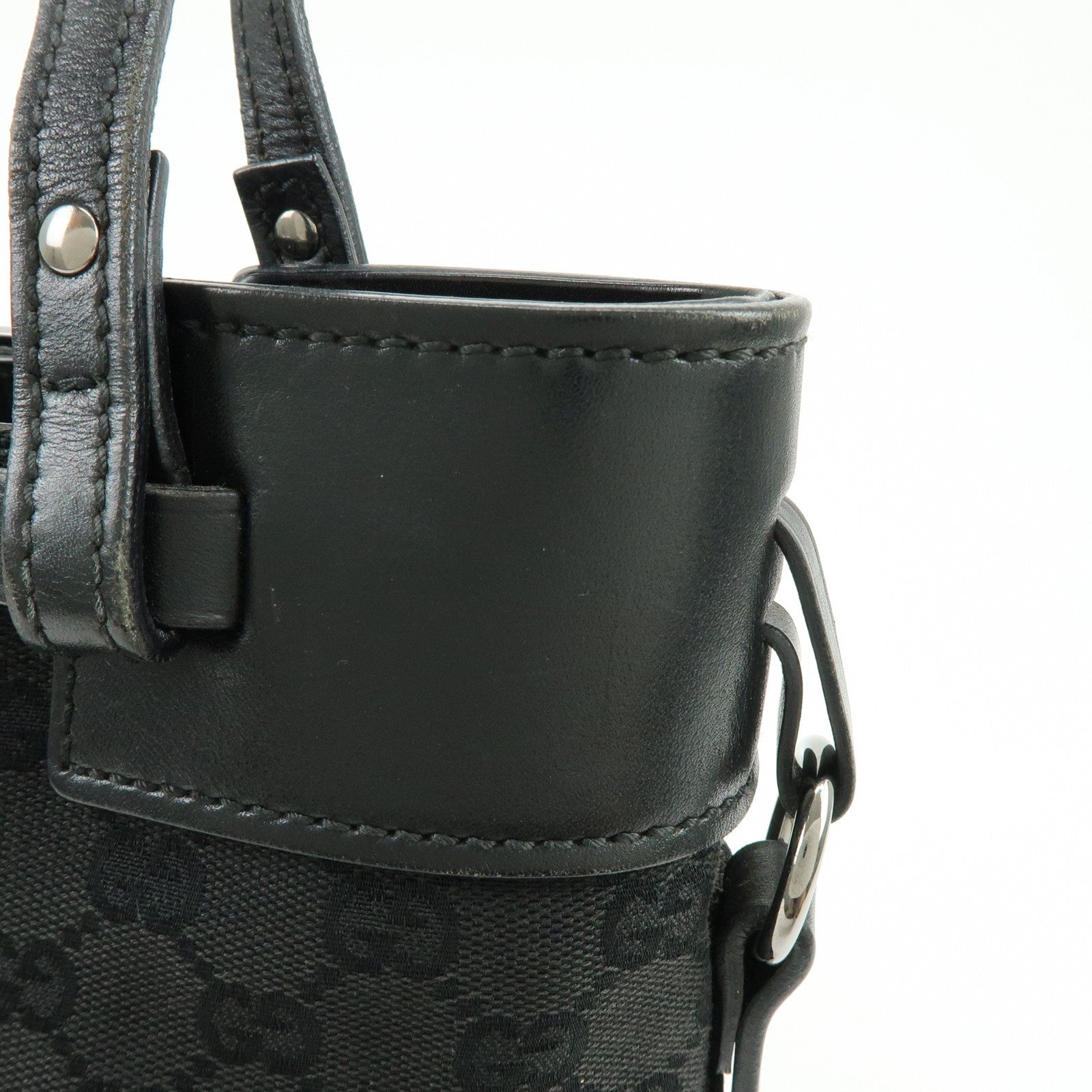 Gucci Tote Bag - Black, Canvas Leather