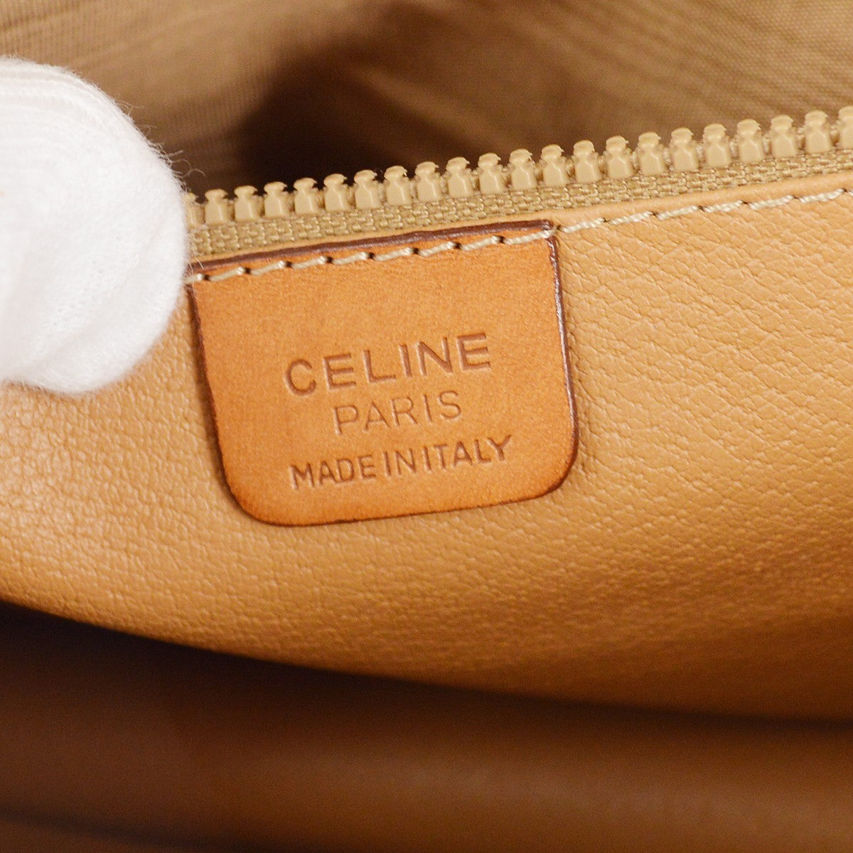 Celine Macadam Shoulder Bag - Brown, Leather
