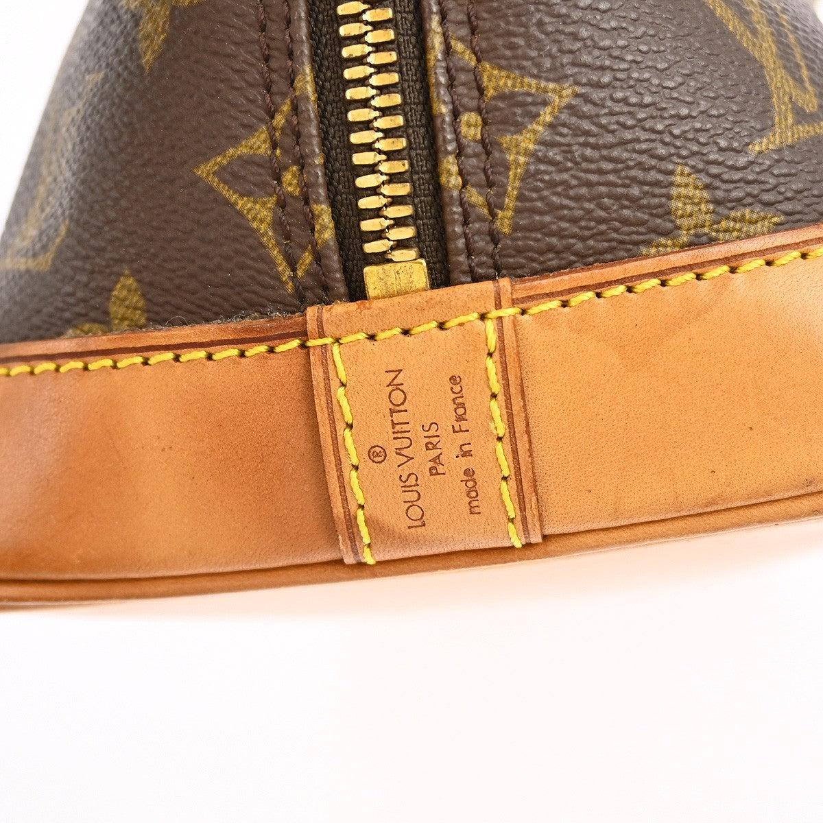 Louis Vuitton Alma Handbag - Brown, Canvas