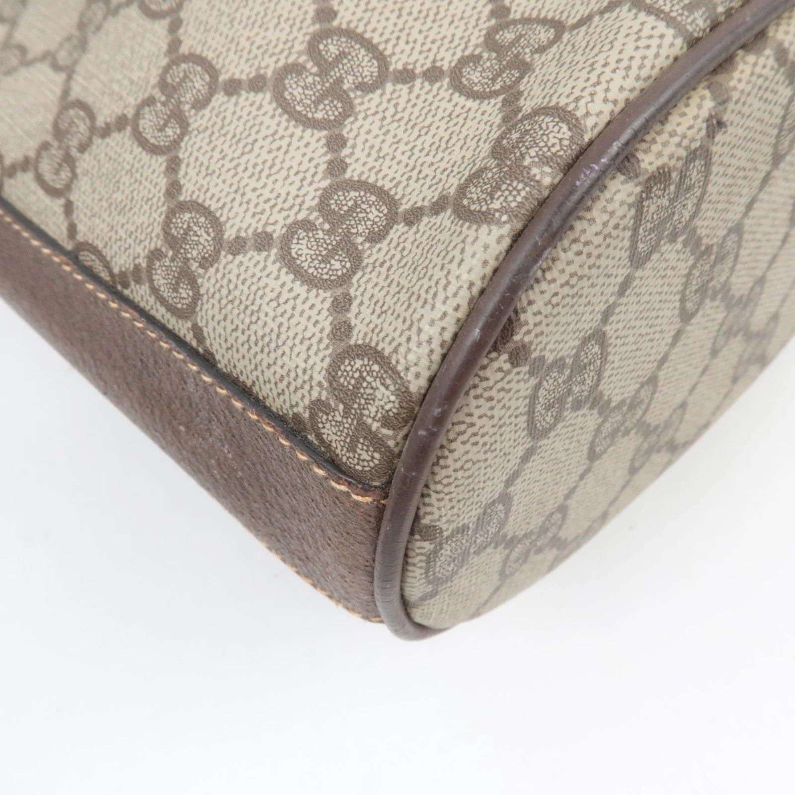 Gucci Sherry Line Bucket Shoulder Bag - Beige, GG Plus Leather