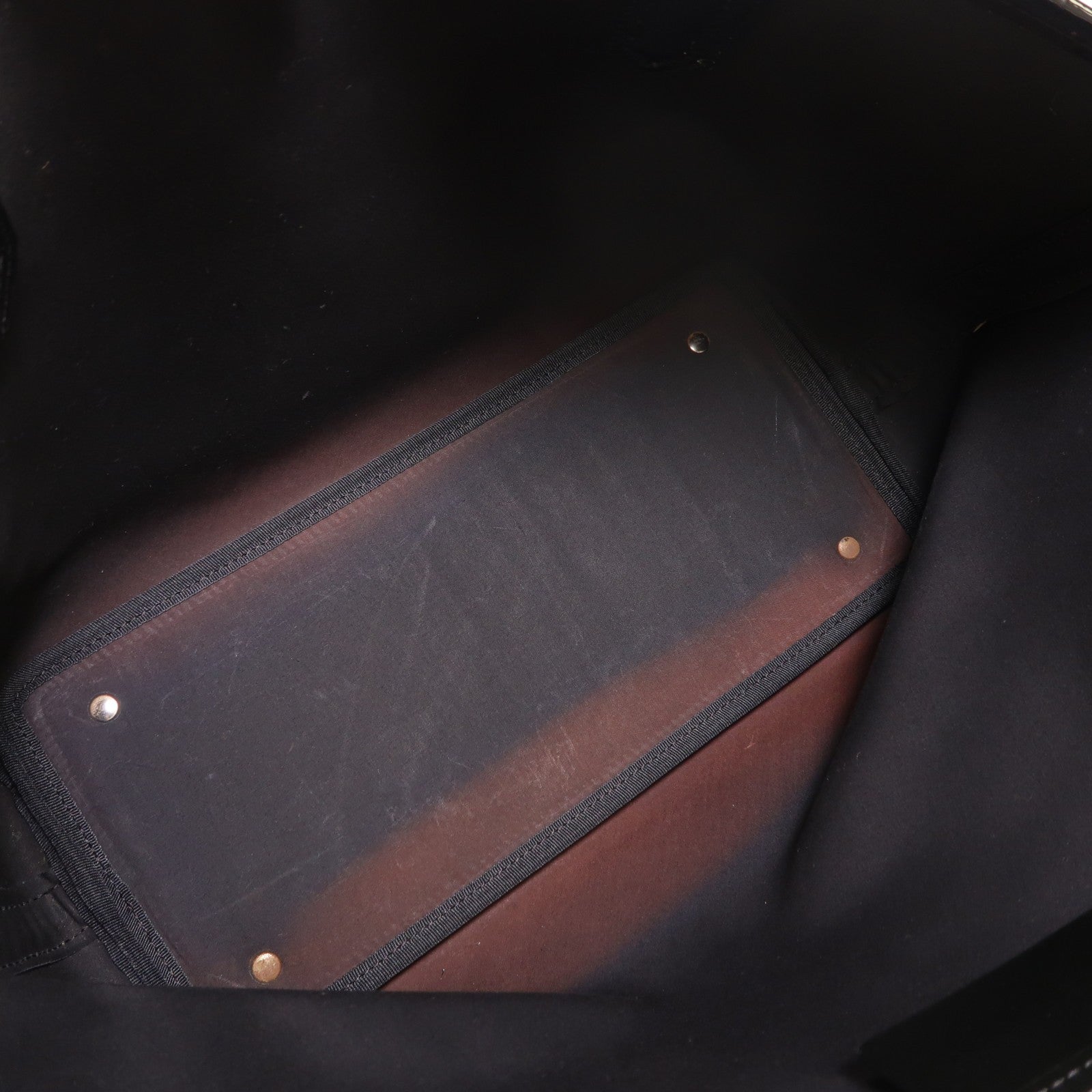 Burberry Shoulder Bag - Beige/Black, Coated Canvas/Patent Leather