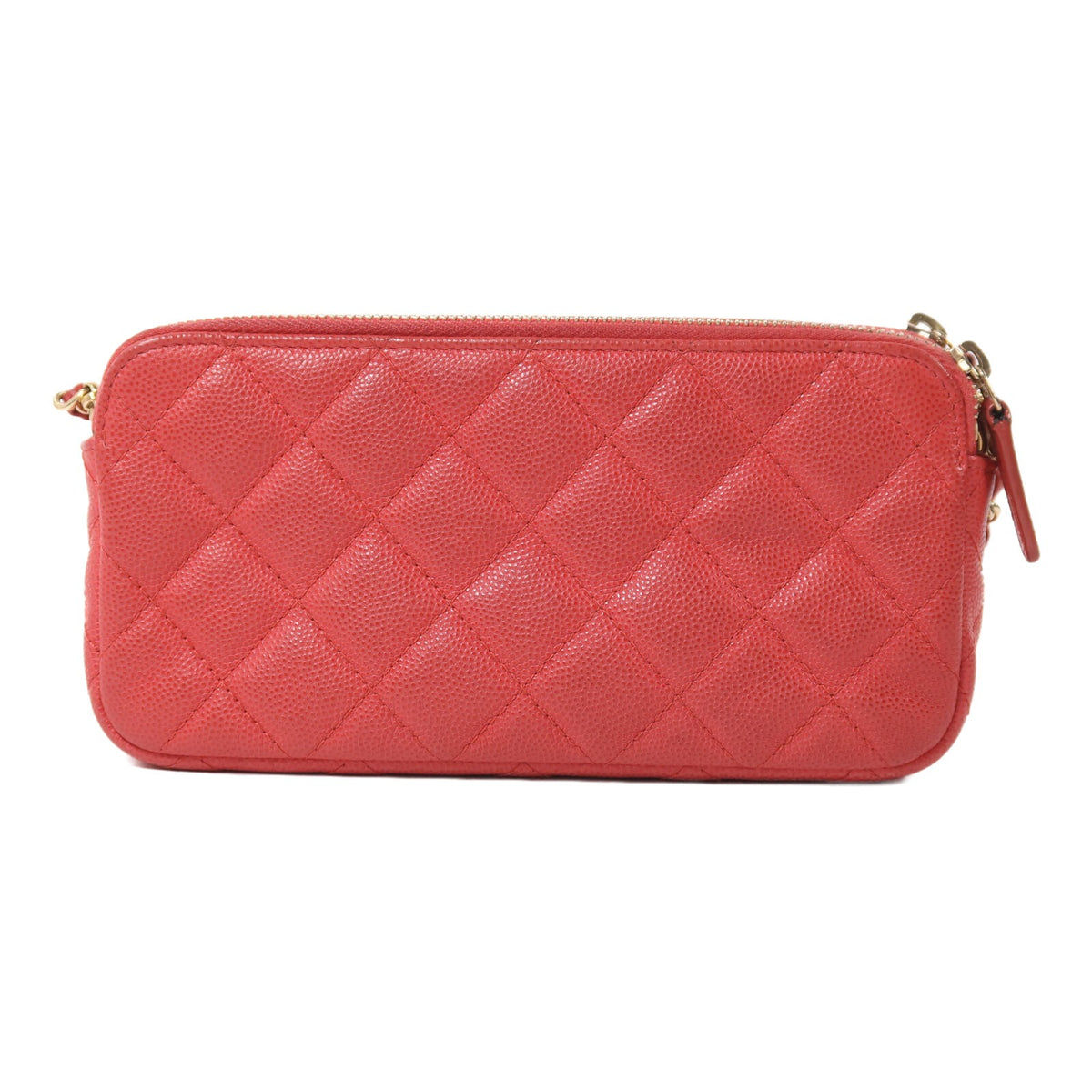 Chanel CC GHW Chain Shoulder Bag - Pink, Calfskin Leather- מגיע עם כרטיס