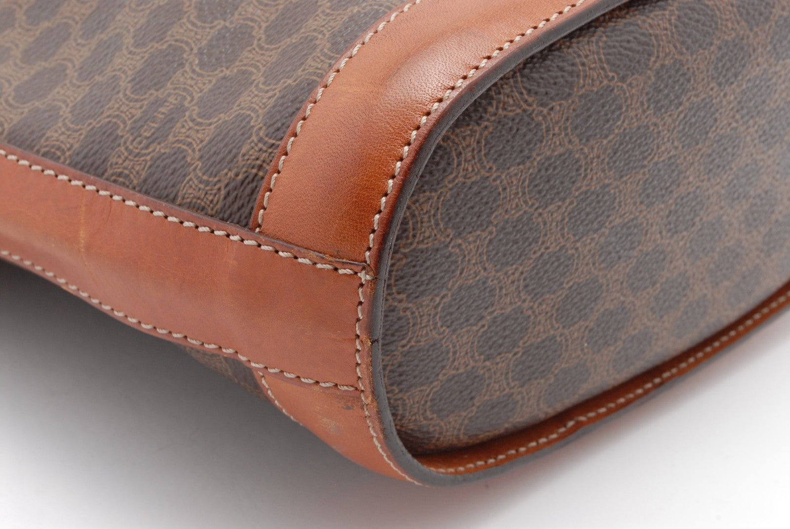 Celine Macadam Shoulder Bag - Brown, PVC Leather