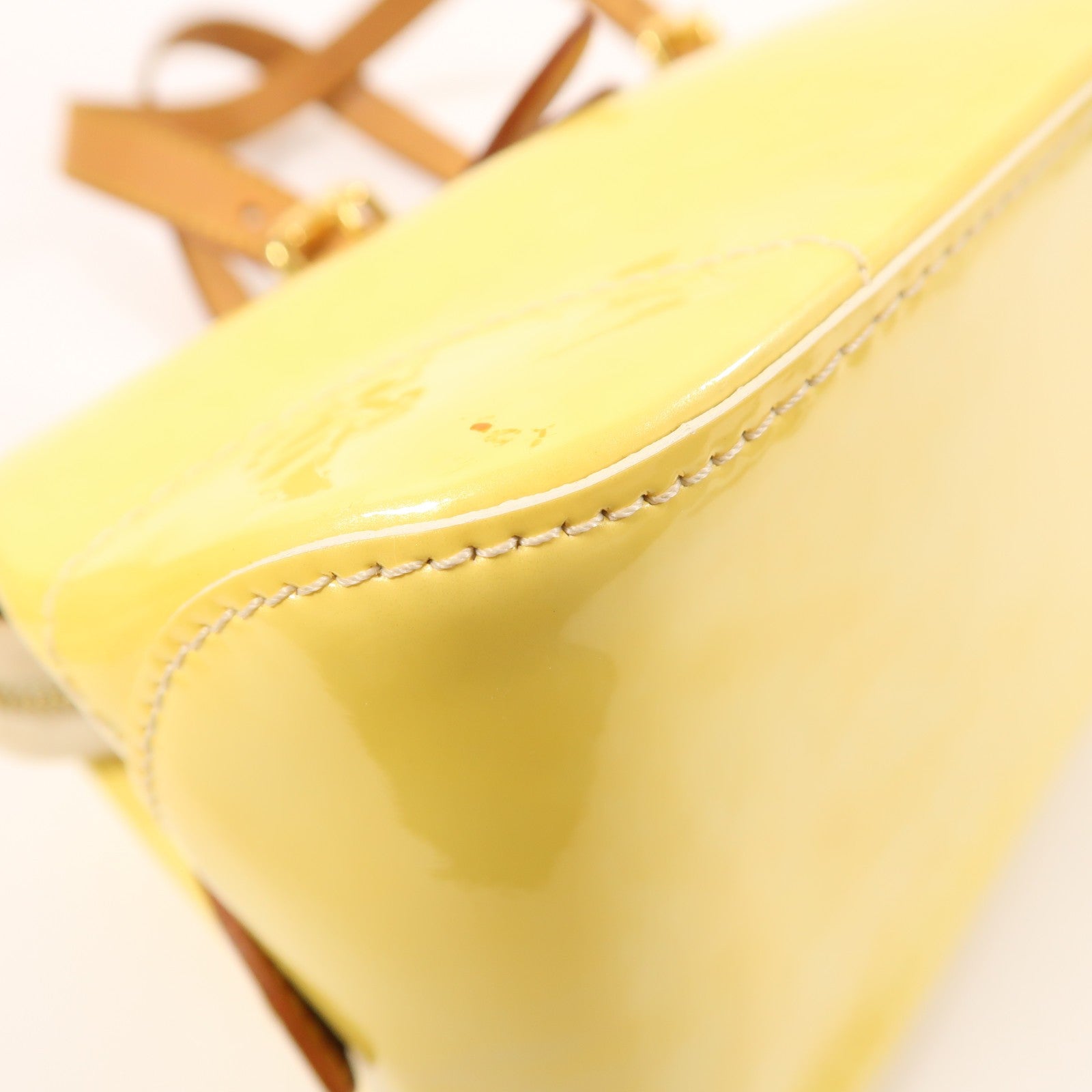 Louis Vuitton LV GHW Rosewood Avenue Shoulder Bag - Yellow, Patent Leather