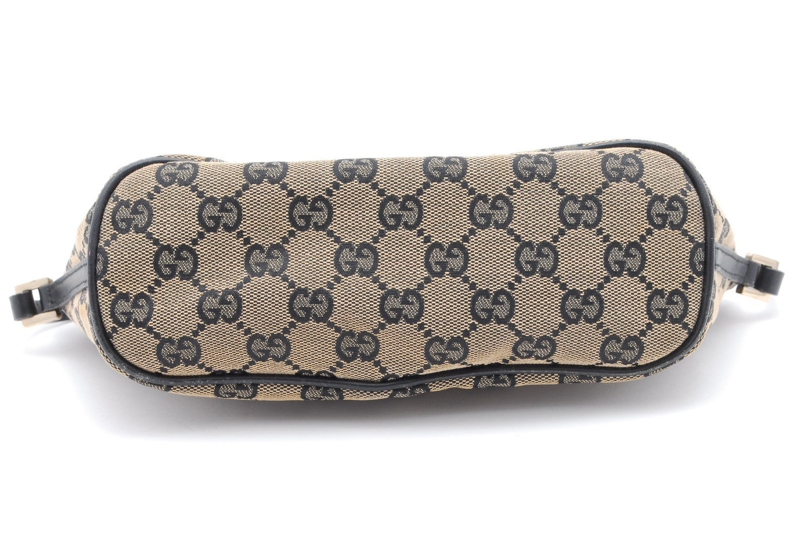 Gucci GG Supreme Hand Bag - Gray Black, Canvas