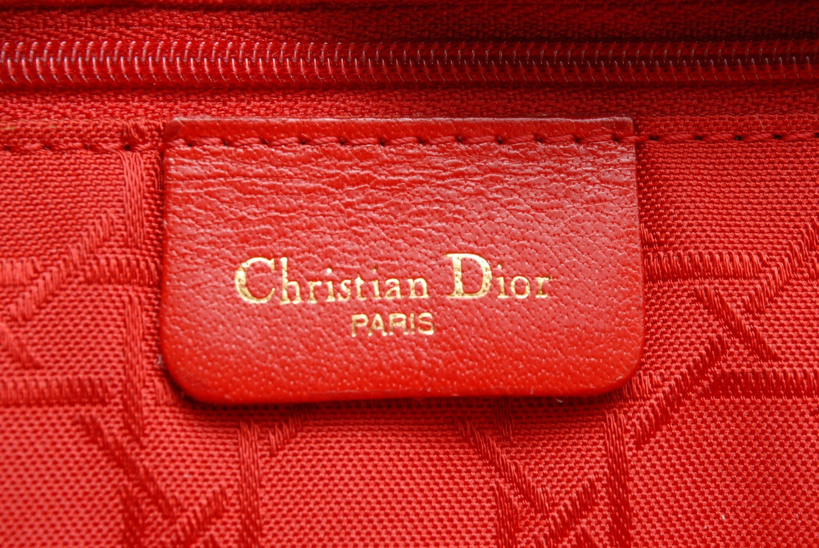 Christian Dior Lady Dior Handbag - Black, Nylon