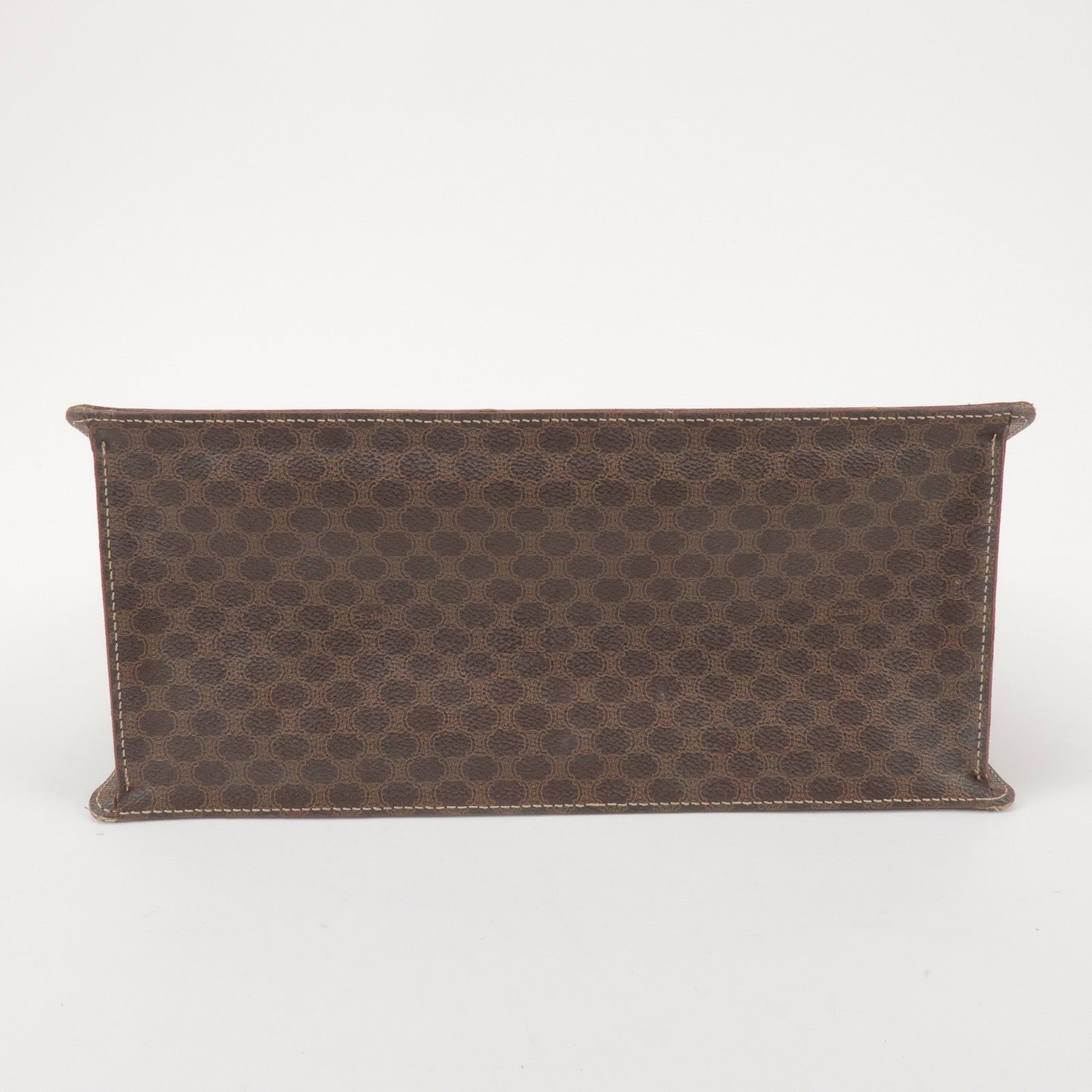Celine Tote Bag Handbag - Brown, PVC Coated Canvas and Leather