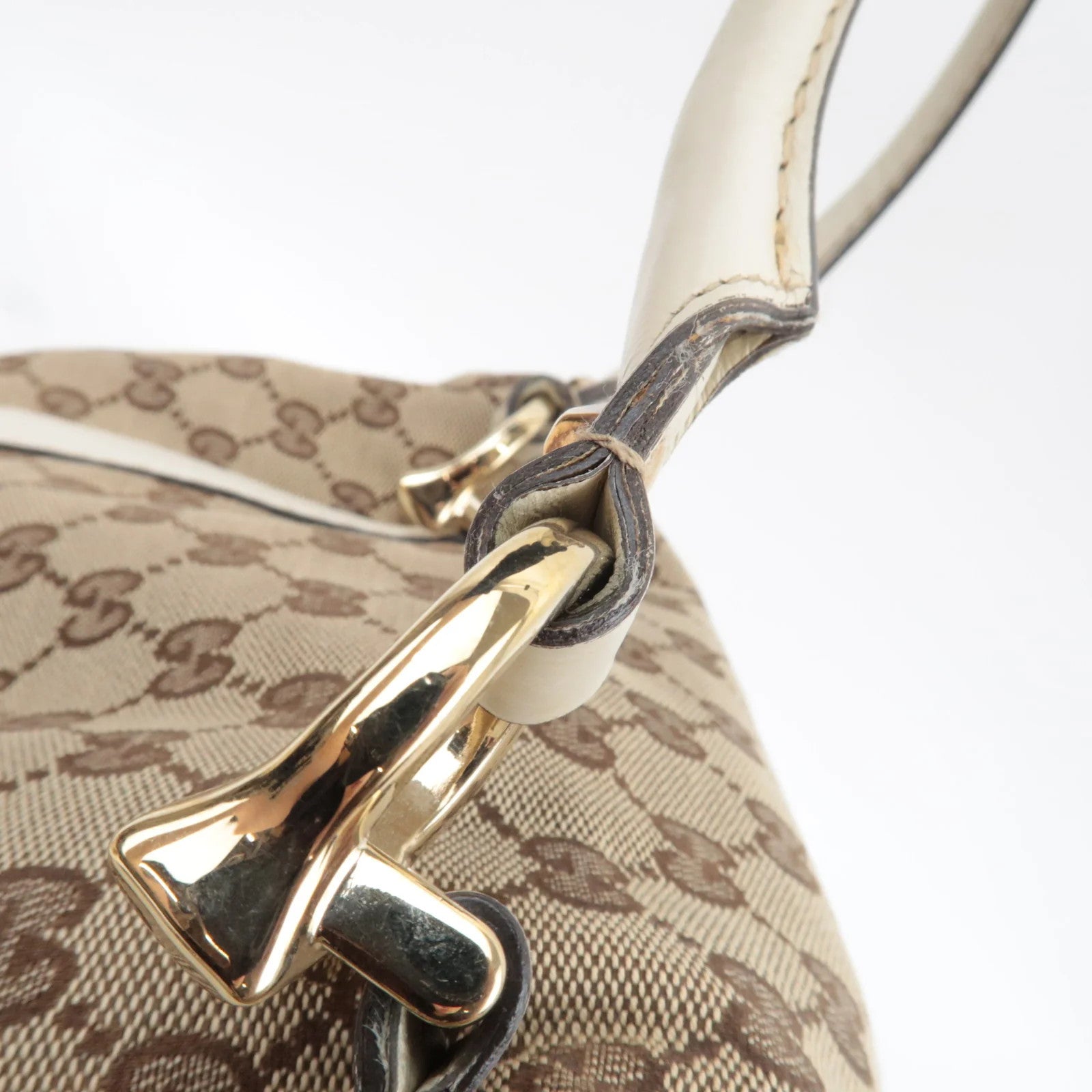 Gucci Tote Bag - Beige, GG Canvas and Leather