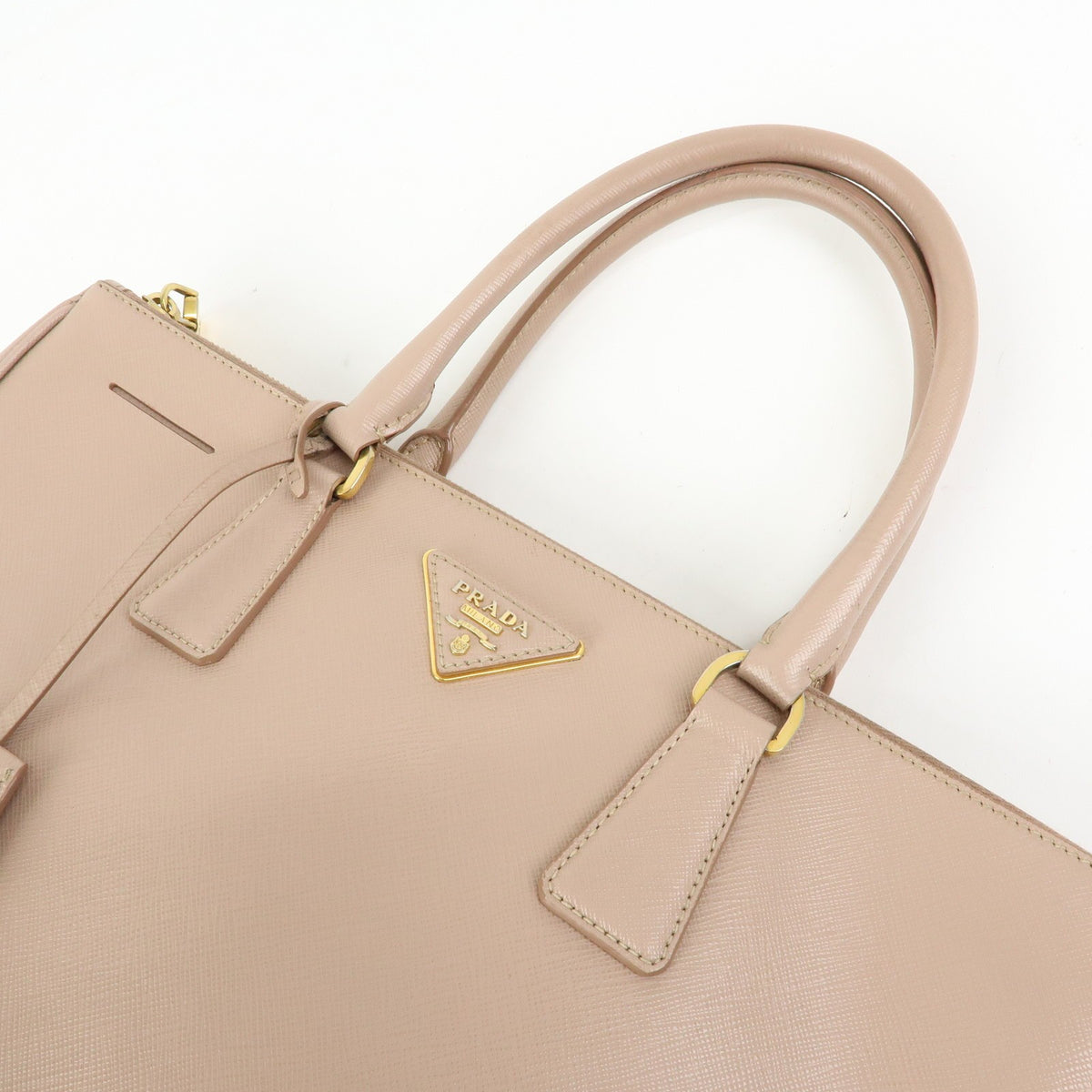 Prada Galleria Tote Handbag - Pink Beige, Saffiano Leather