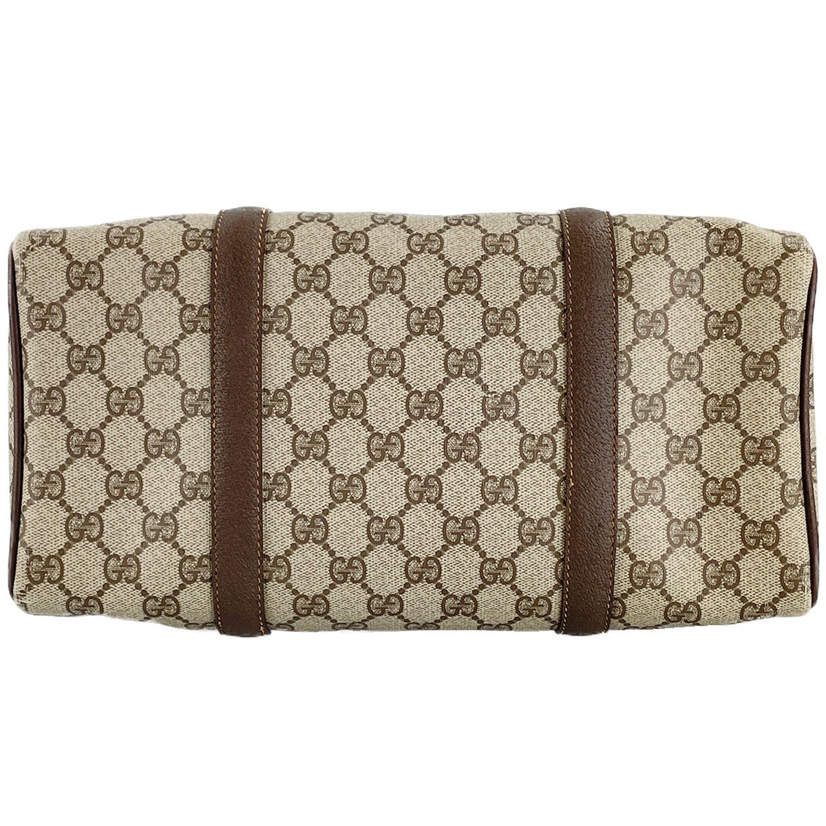 Gucci Old Gucci Sherry Line Handbag - Beige Brown, PVC Leather