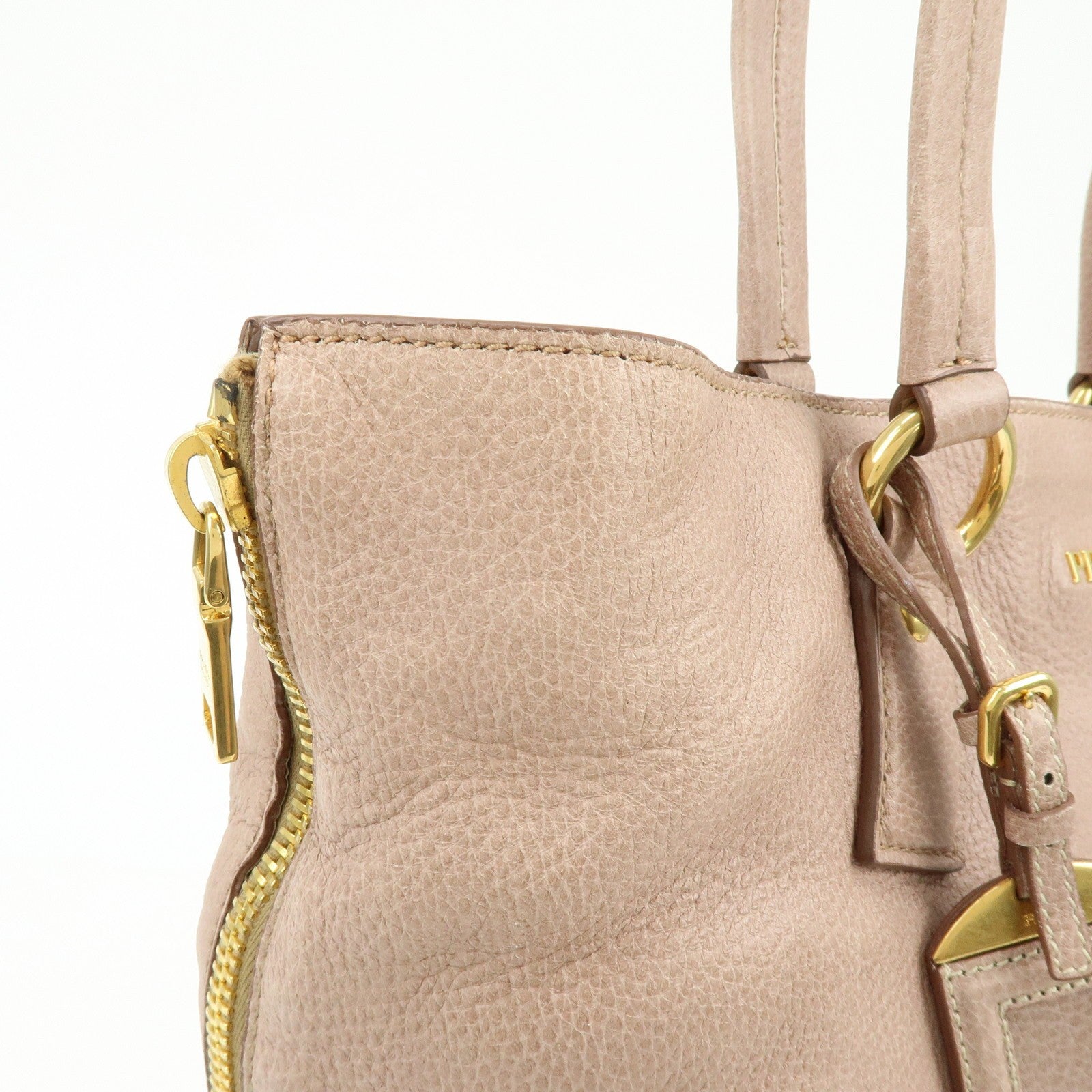 Prada Tote Bag - Pink, Leather