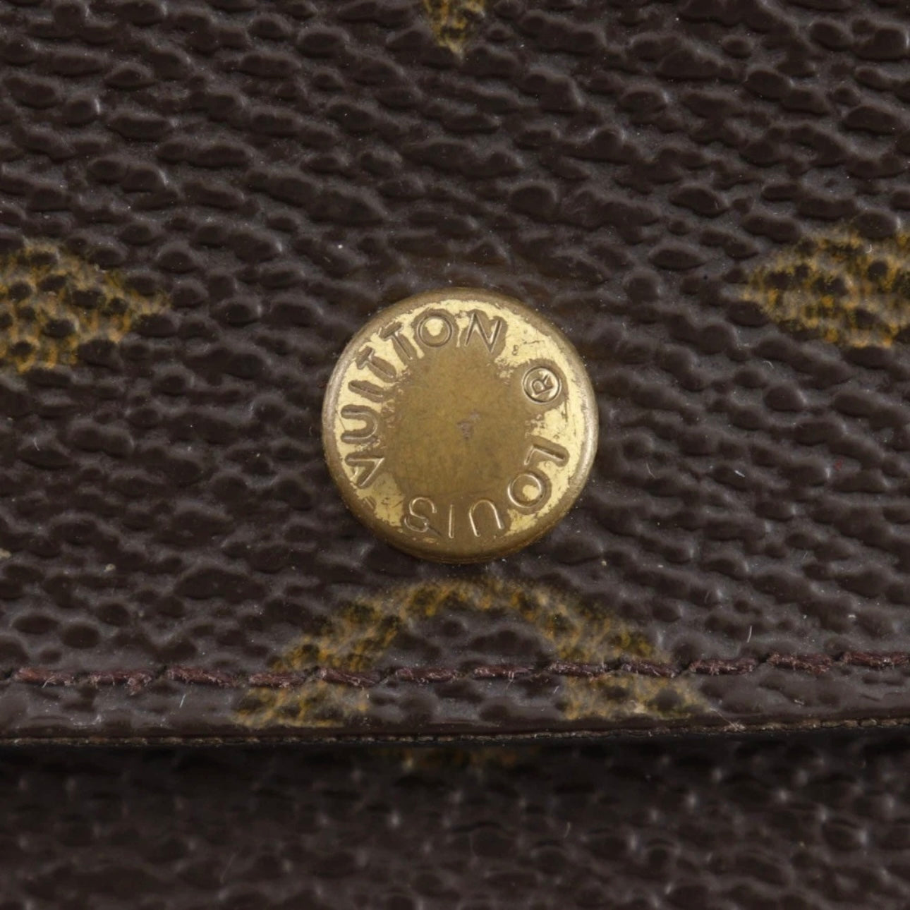 LOUIS VUITTON Porto Monnet Credit wallet- Brown Monogram