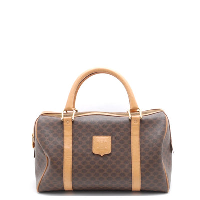 Celine Macadam Boston Bag - Brown, PVC Leather