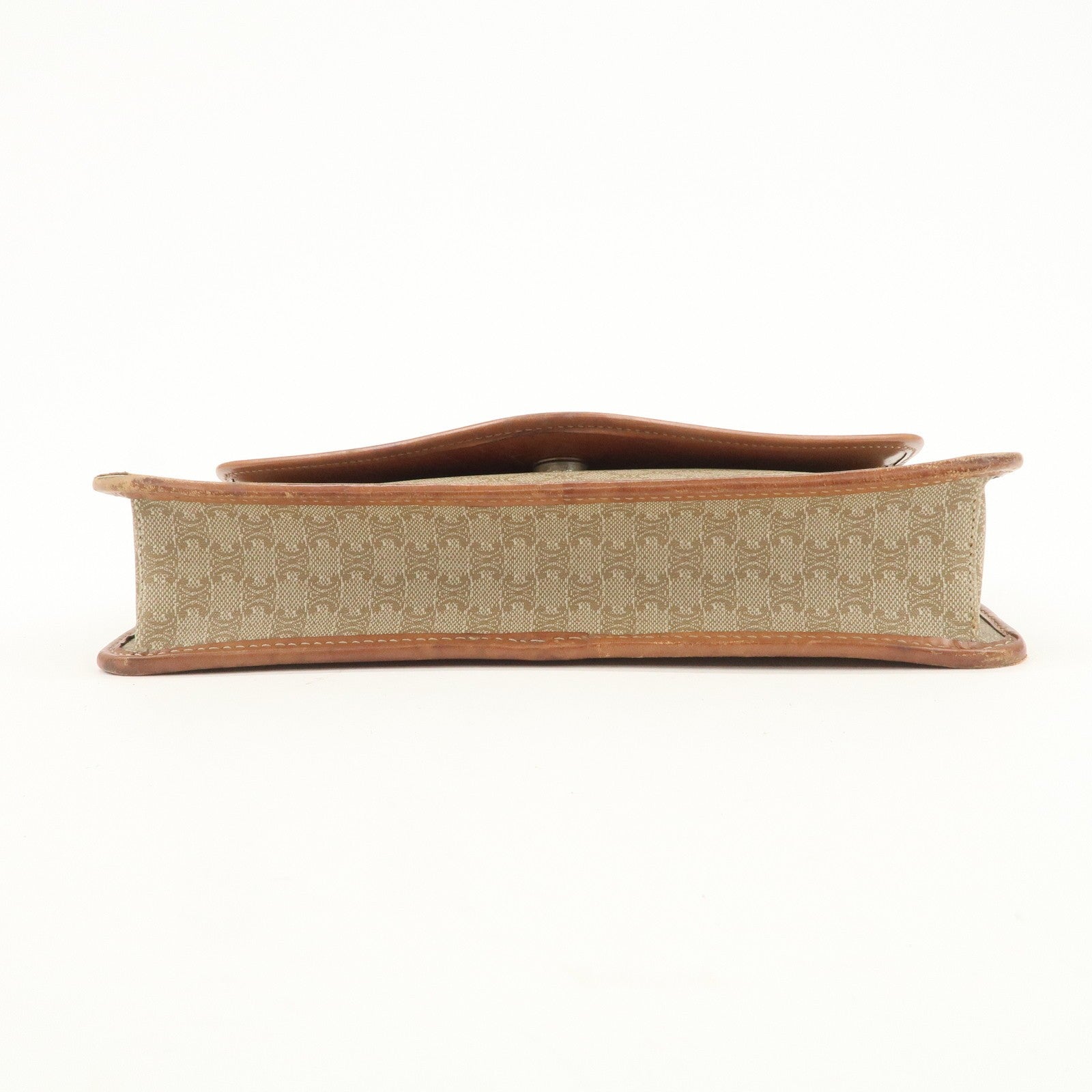 Celine C Macadam 2Way Bag - Beige Brown, PVC Leather