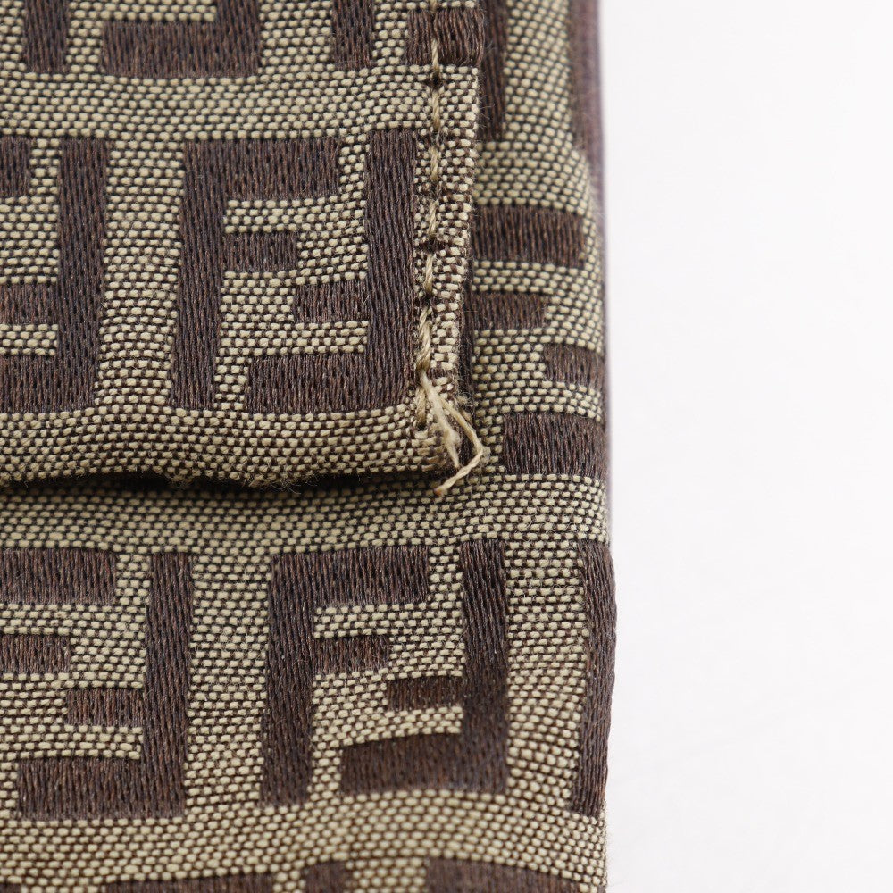 Fendi Zucchino Shoulder Bag - Brown, Nylon Canvas