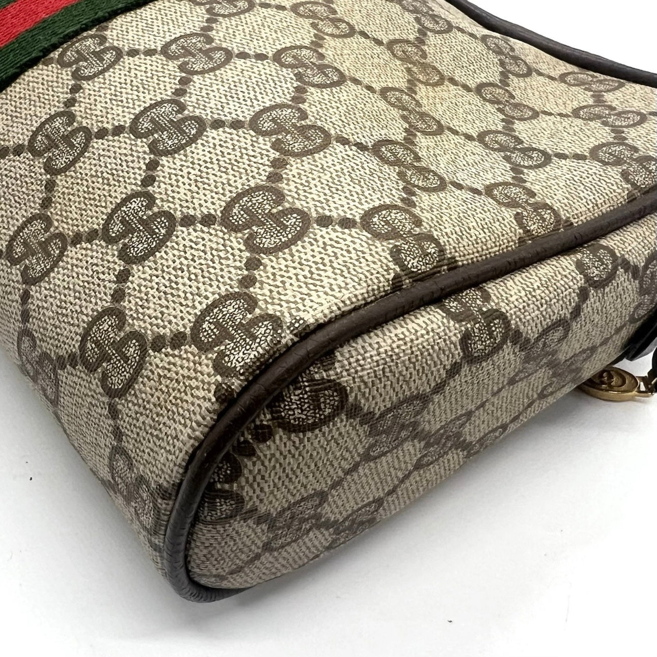 Gucci GG Leather Sherry Line Clutch