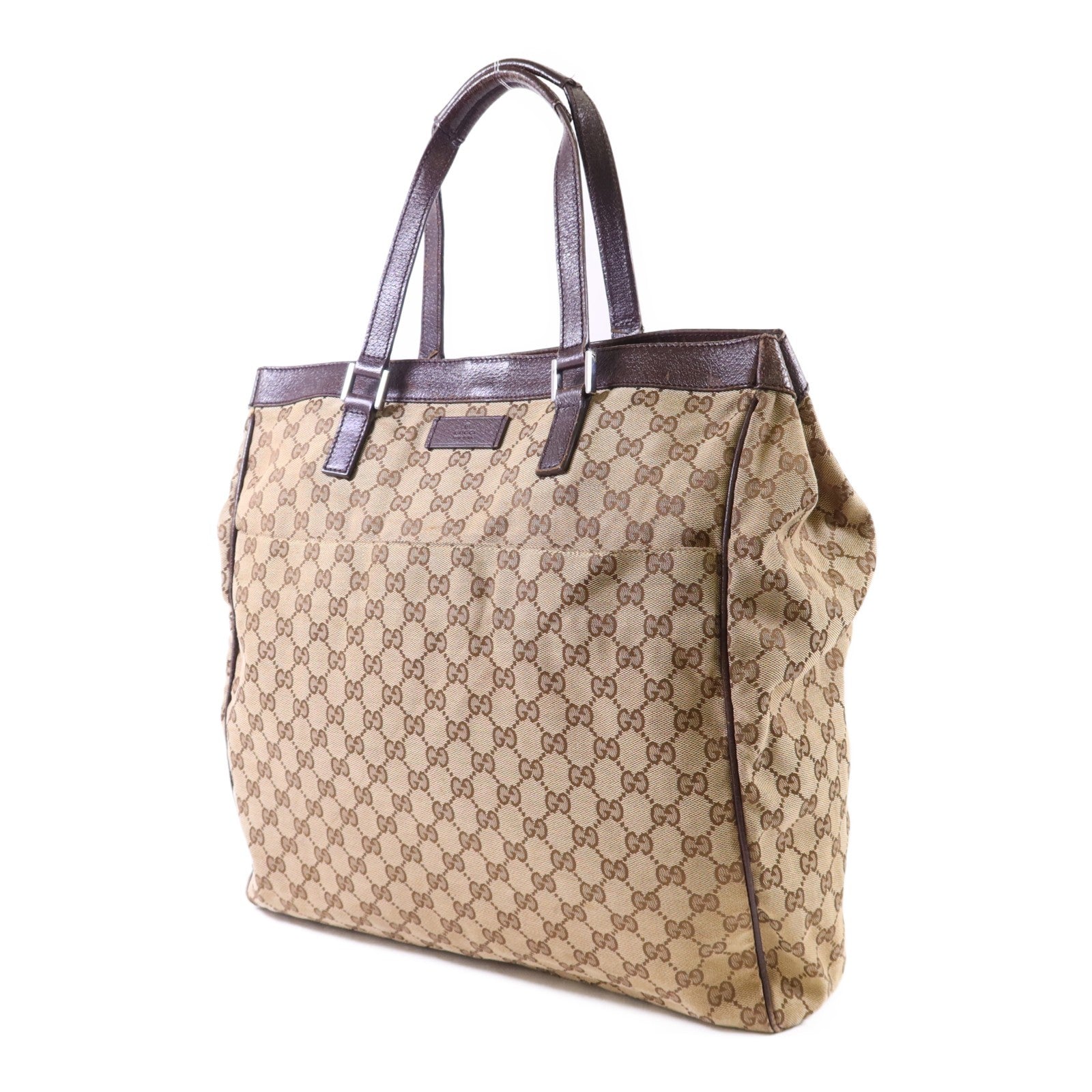 Gucci GG SHW Tote Bag - Brown, Canvas