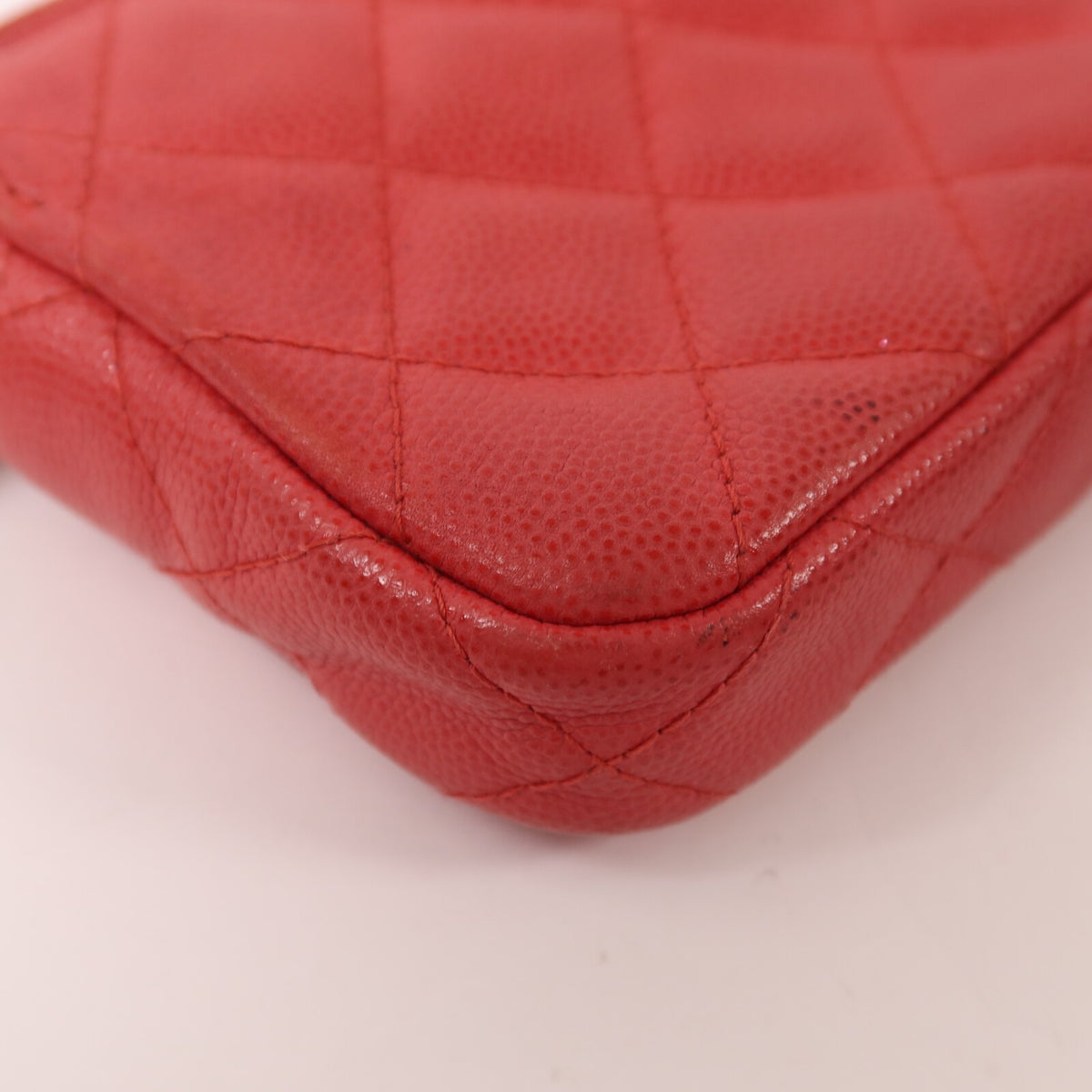 Chanel CC GHW Chain Shoulder Bag - Pink, Calfskin Leather- מגיע עם כרטיס