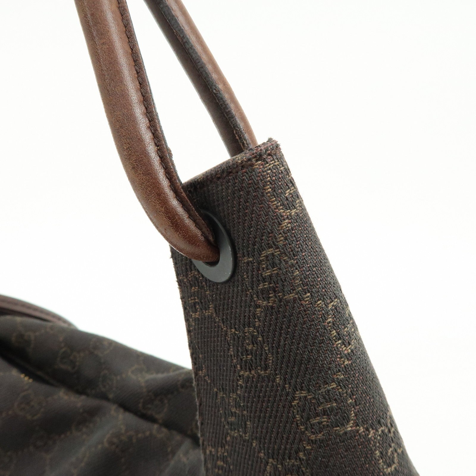 Gucci Shoulder Bag - Dark Brown, GG Canvas, Leather