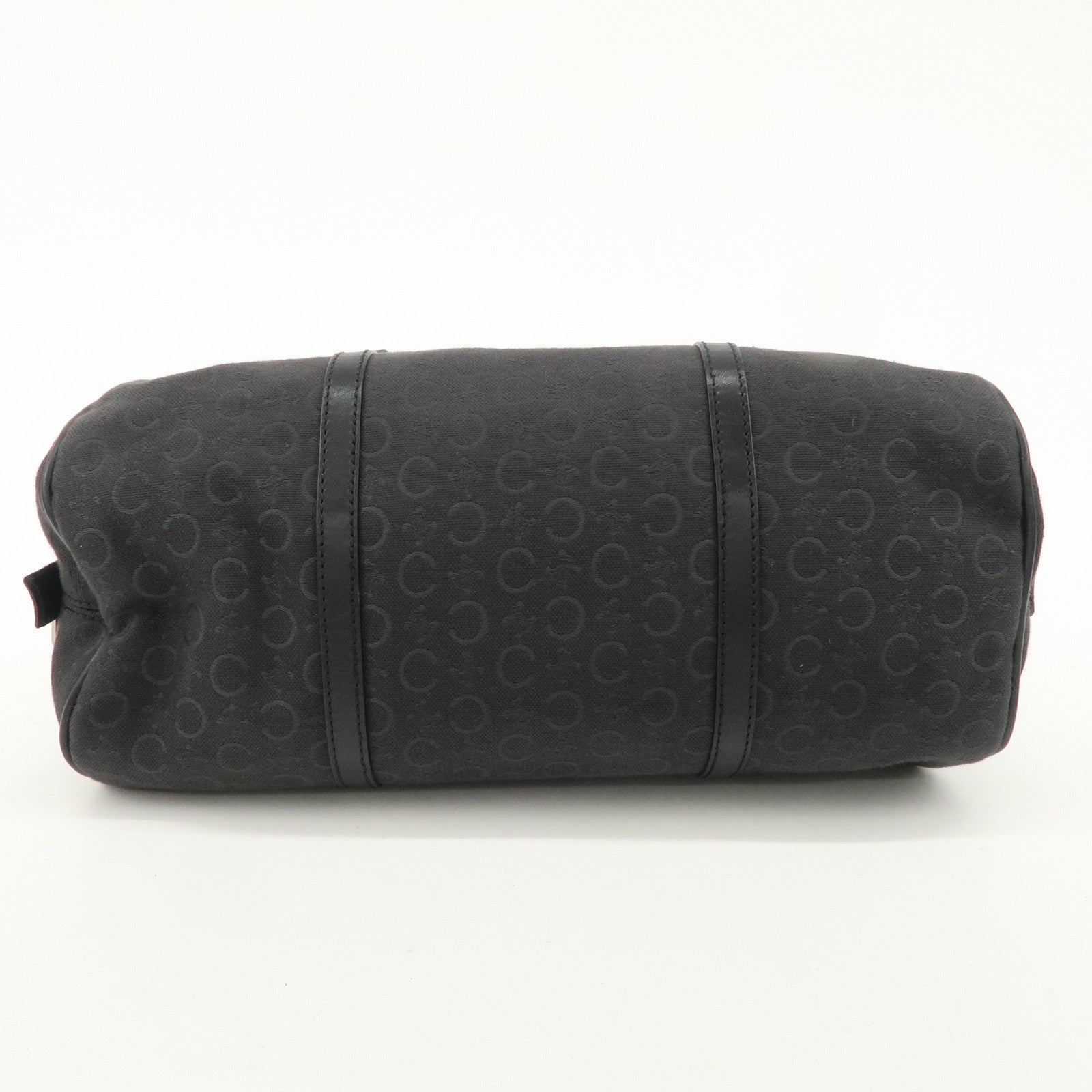 Celine C Macadam Mini Boston Bag - Black, Canvas