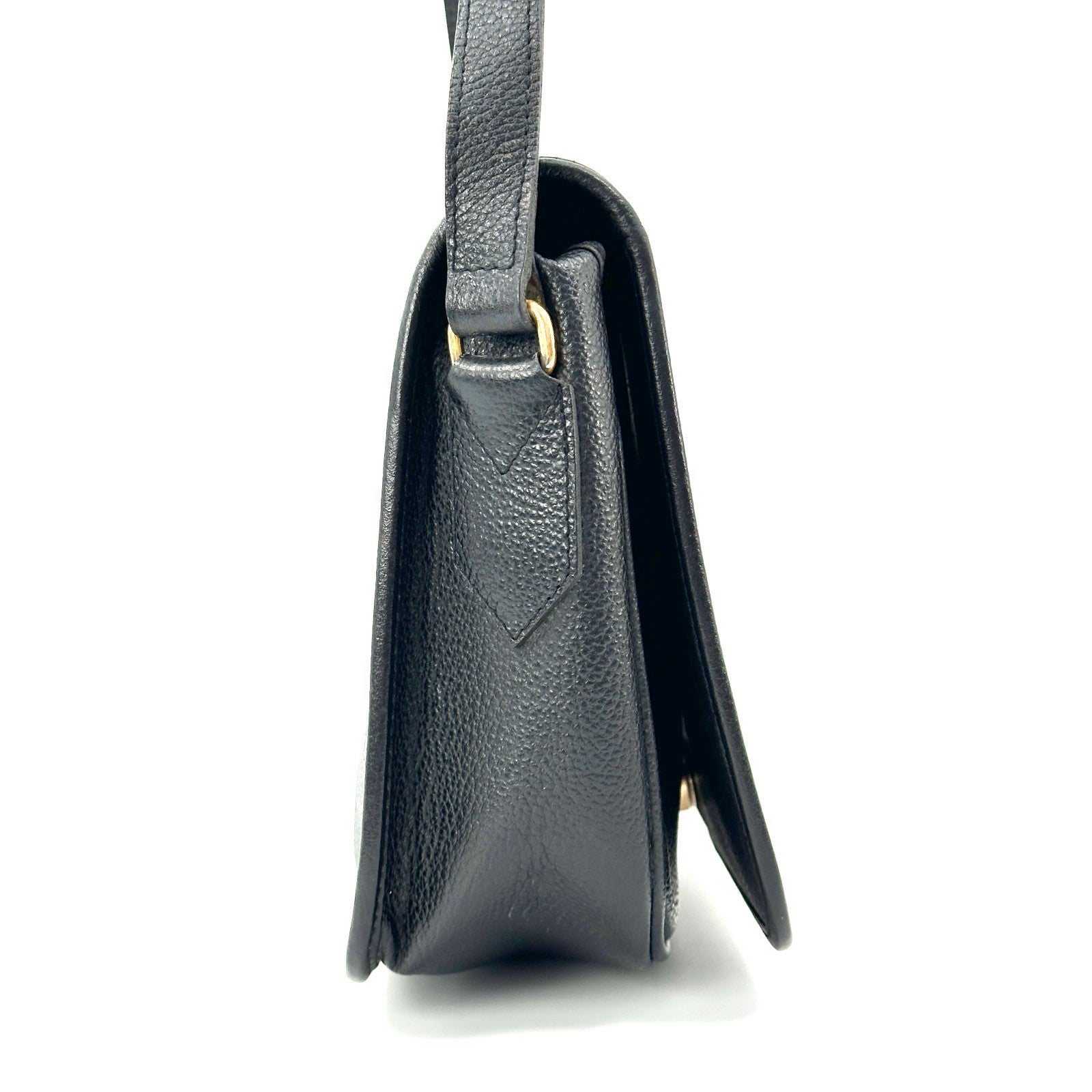 Saint Laurent Yves Shoulder Bag - Black, Leather