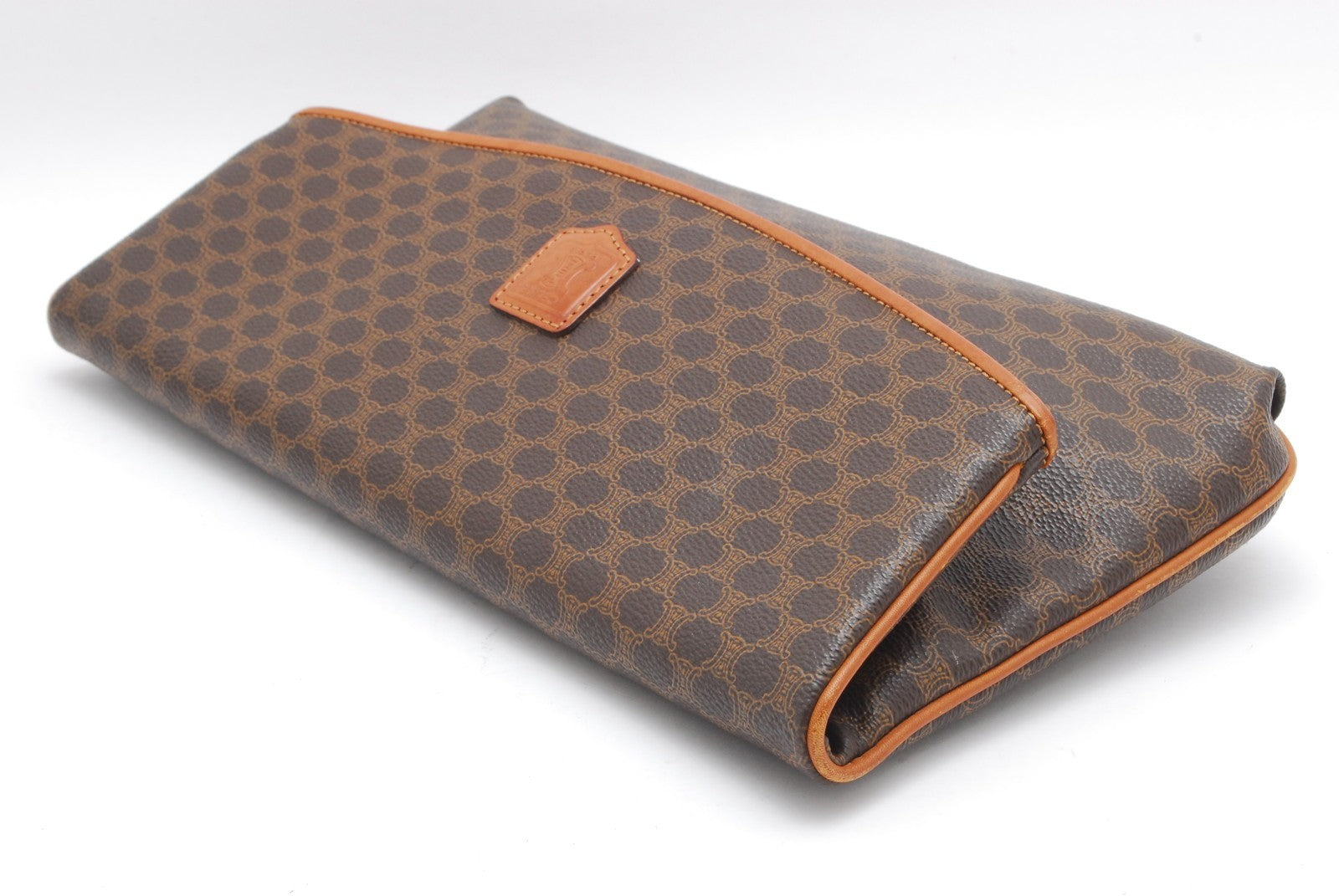 Celine Macadam Clutch Bag - Brown, Leather and PVC