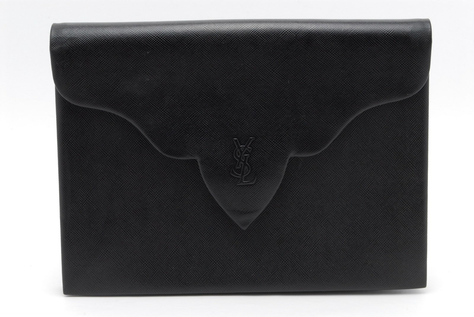 Saint Laurent Clutch Second Bag - Black, Leather