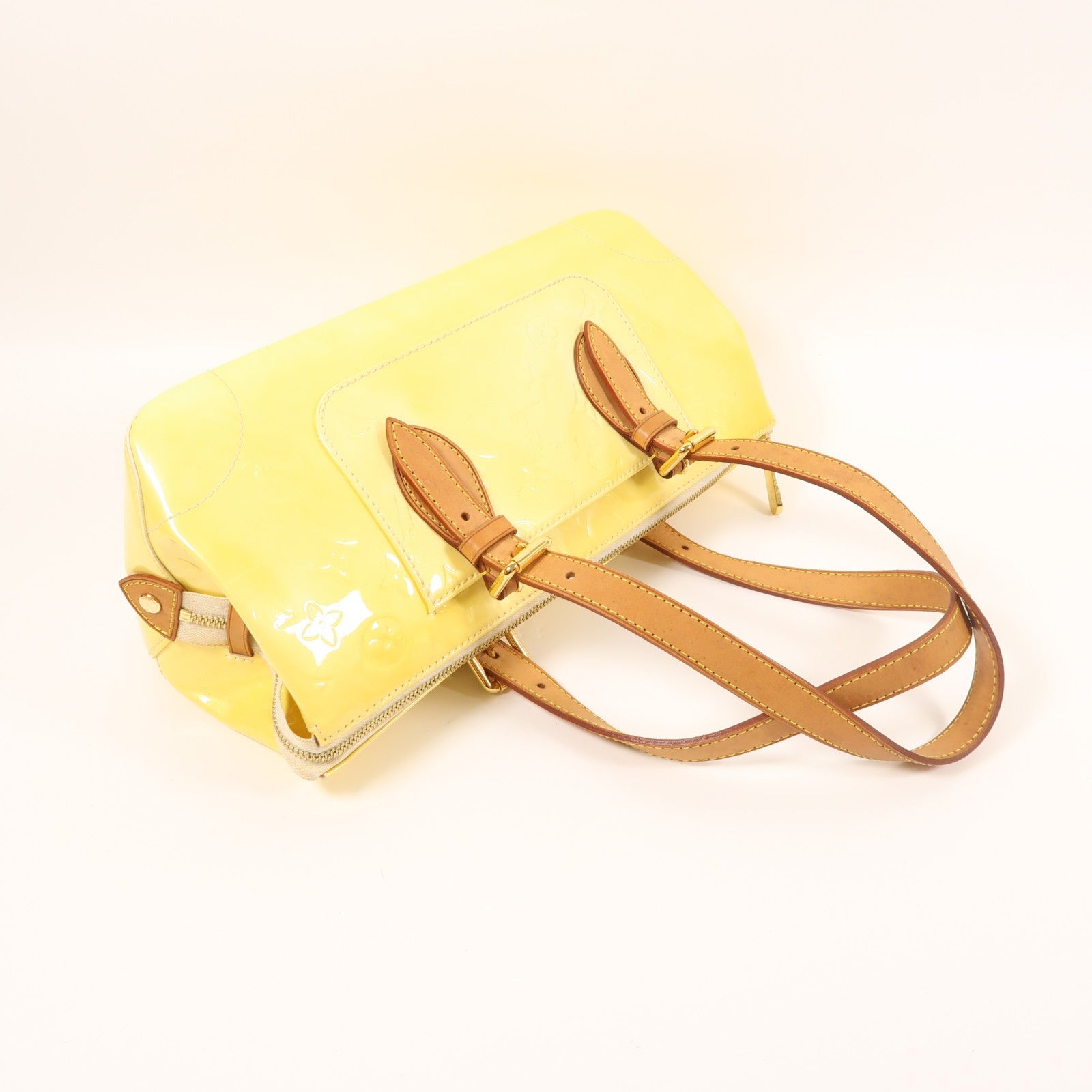 Louis Vuitton LV GHW Rosewood Avenue Shoulder Bag - Yellow, Patent Leather
