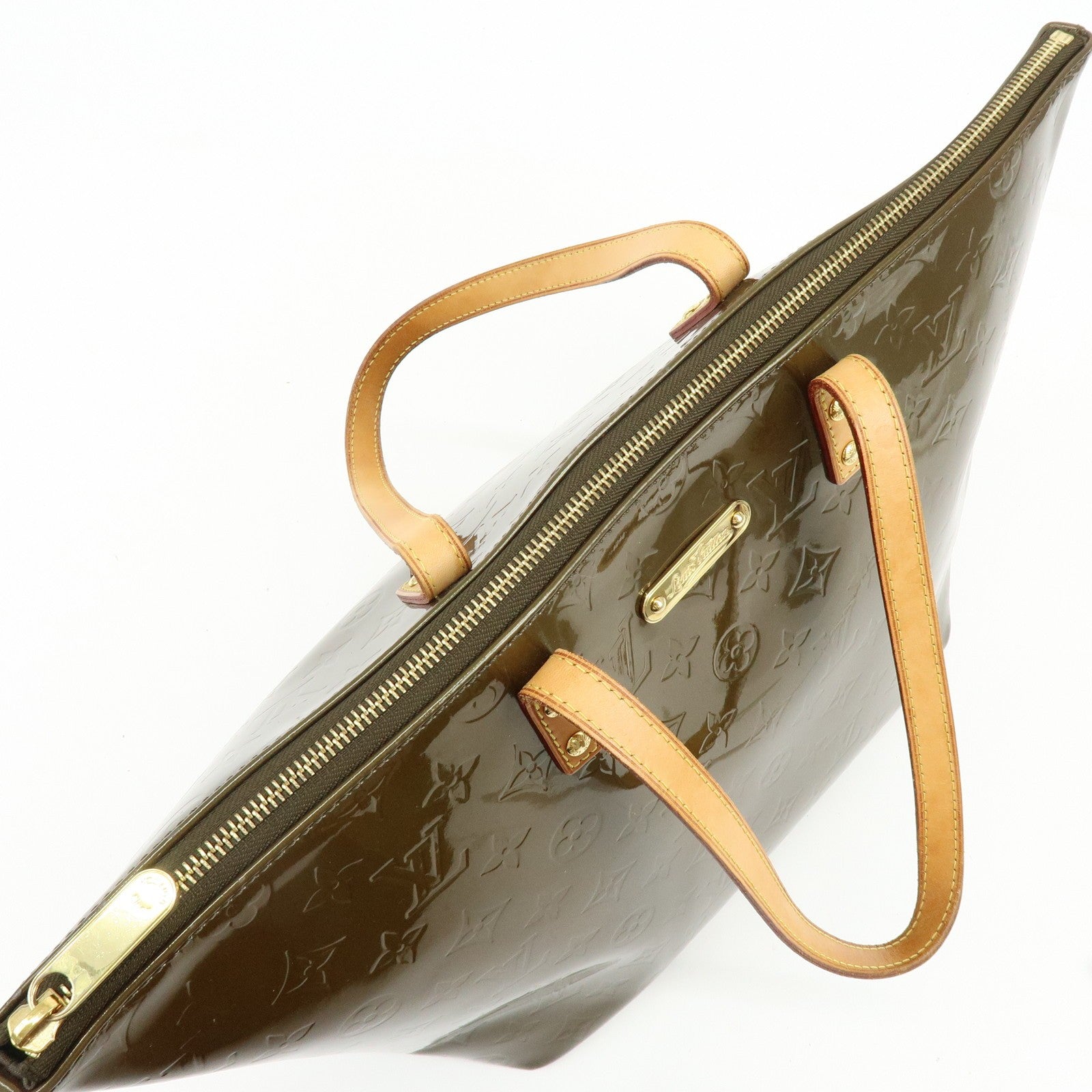 Louis Vuitton Tote Bag - Vert Bronze, Monogram Vernis